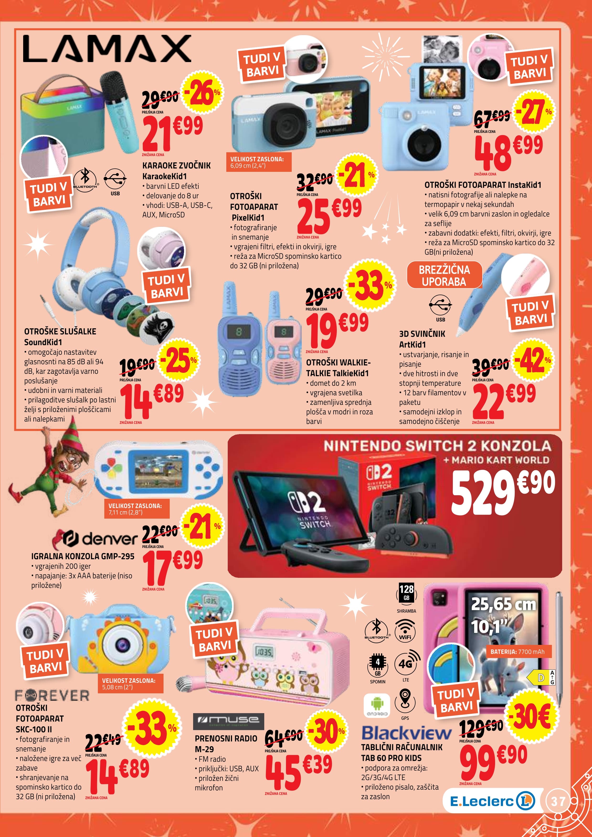 Stran 37. E.Leclerc kataloga - Akcije od 04.11. do 06.12.2025.