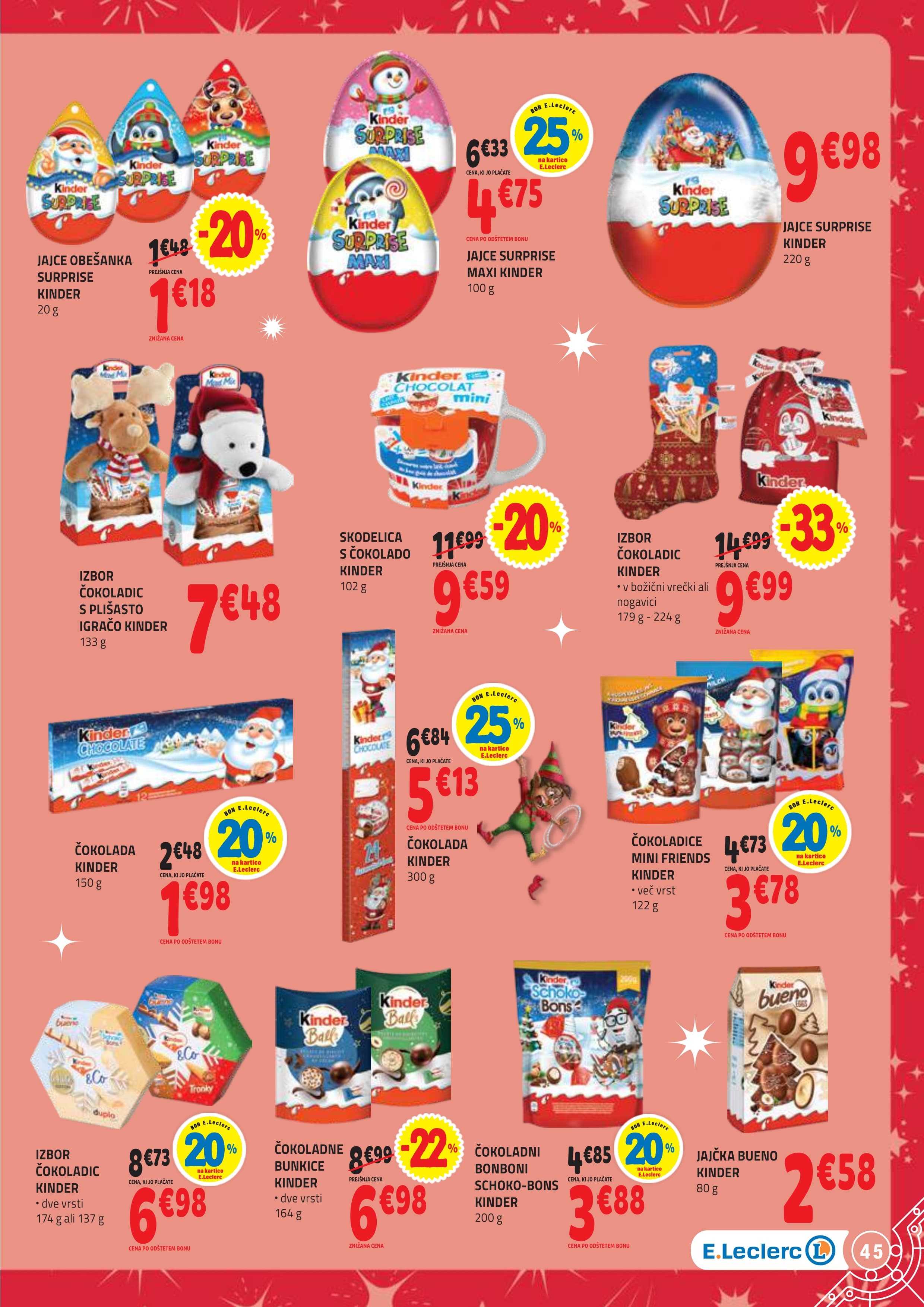 Stran 45. E.Leclerc kataloga - Akcije od 04.11. do 06.12.2025.