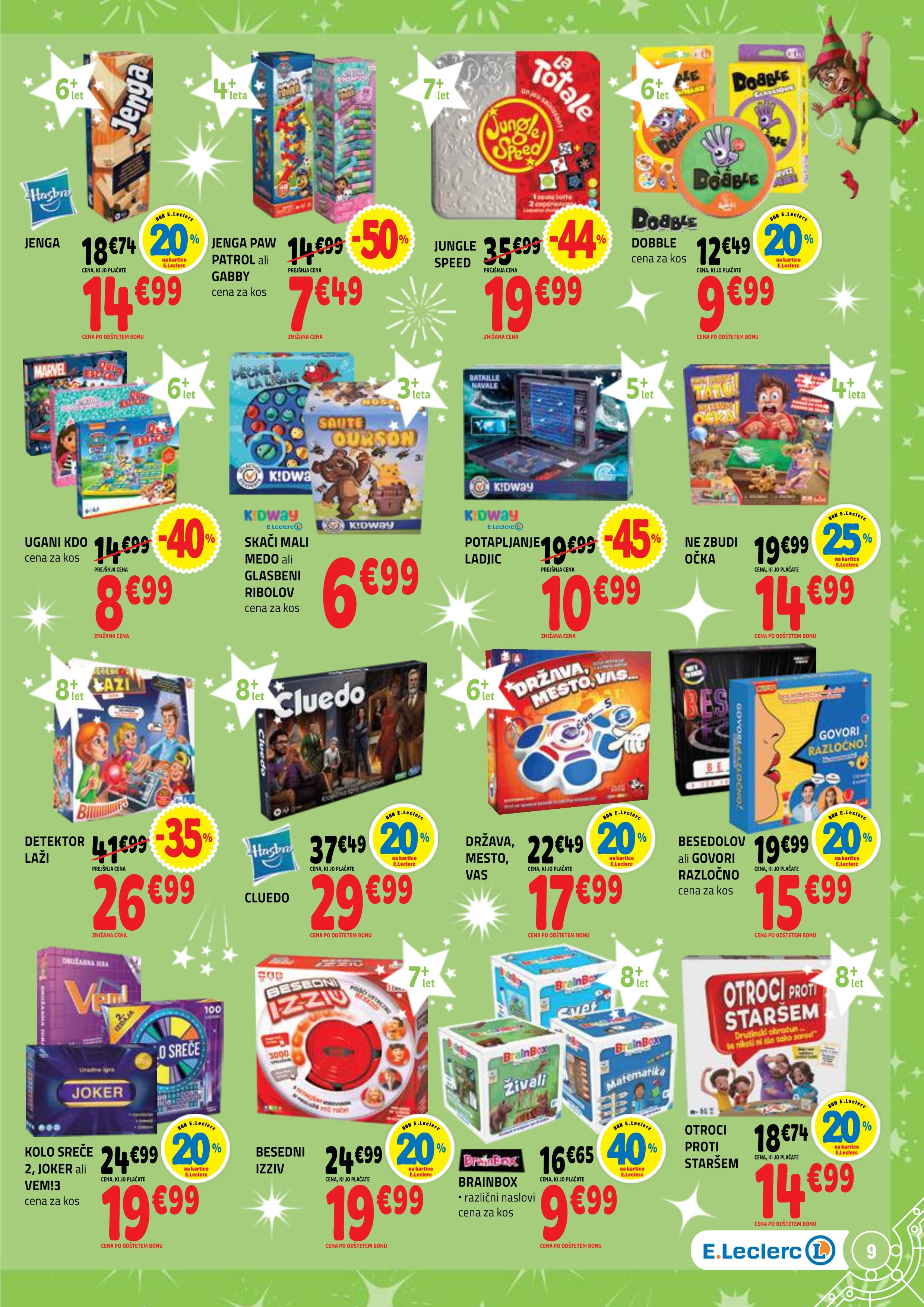 Stran 9. E.Leclerc kataloga - Akcije od 04.11. do 06.12.2025.