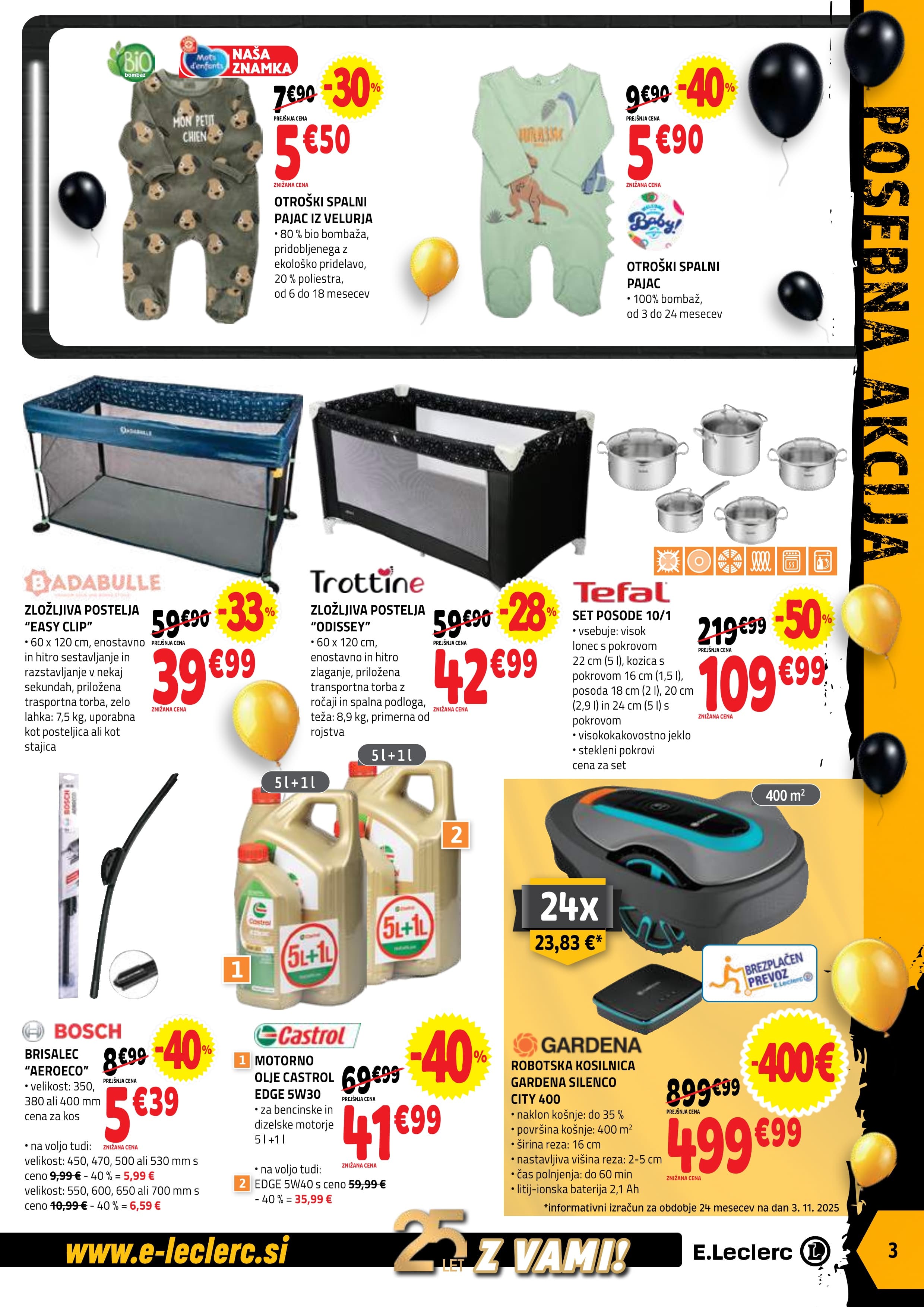 Stran 3. E.Leclerc kataloga - Akcije od 12.11. do 22.11.2025.