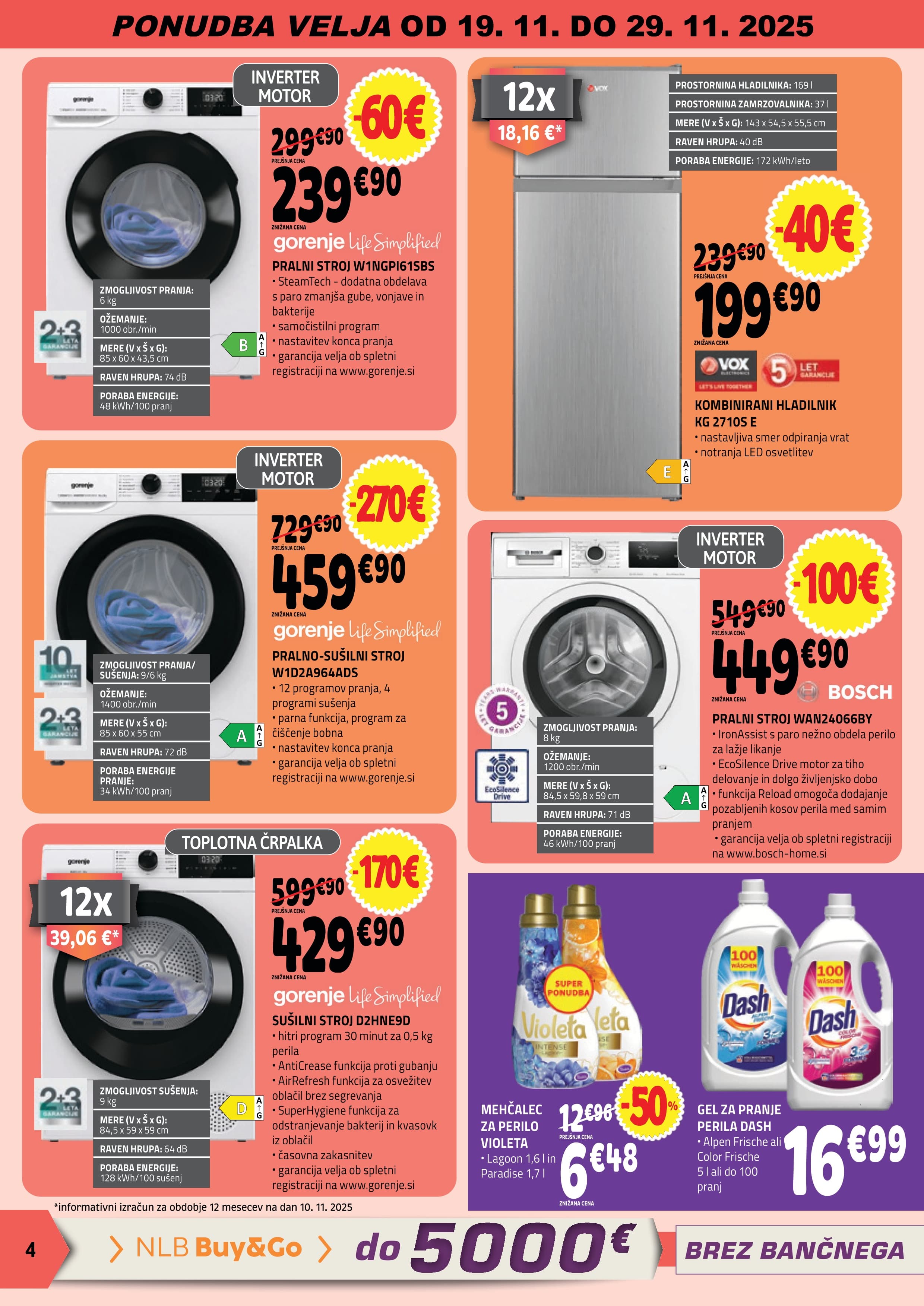 Stran 4. E.Leclerc kataloga - Akcije od 19.11. do 29.11.2025.