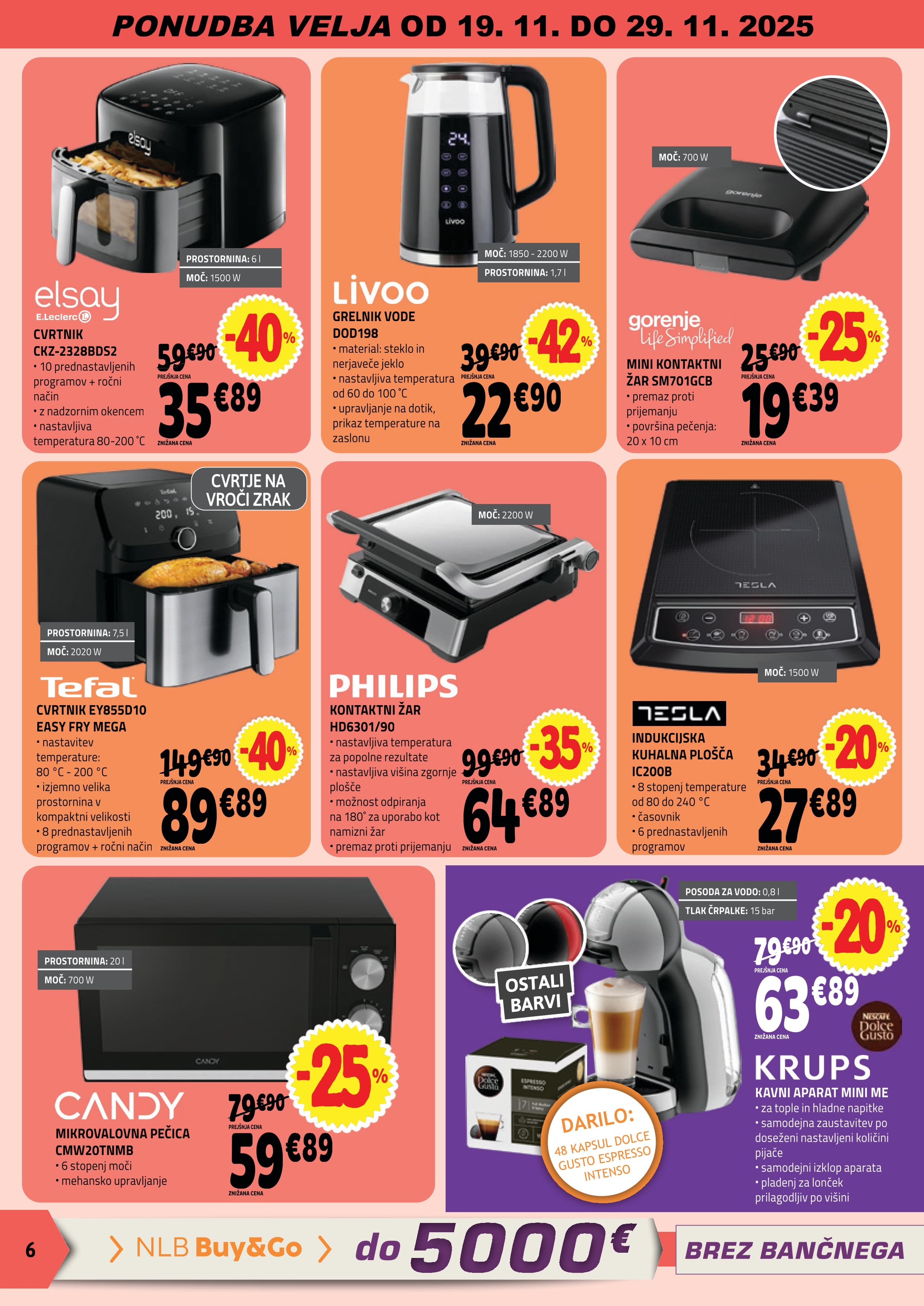 Stran 6. E.Leclerc kataloga - Akcije od 19.11. do 29.11.2025.