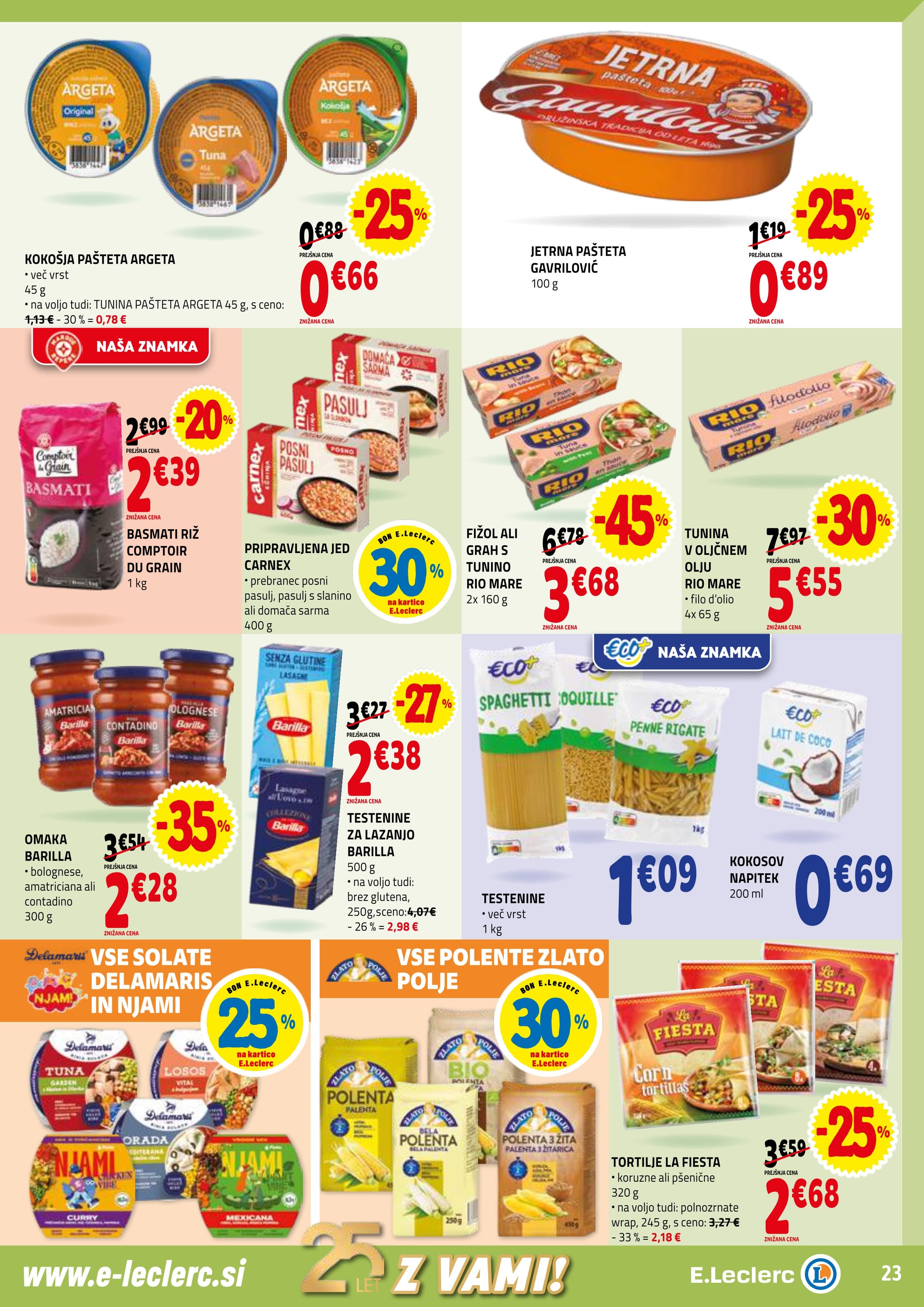 Stran 23. E.Leclerc kataloga - Akcije od 19.11. do 29.11.2025.