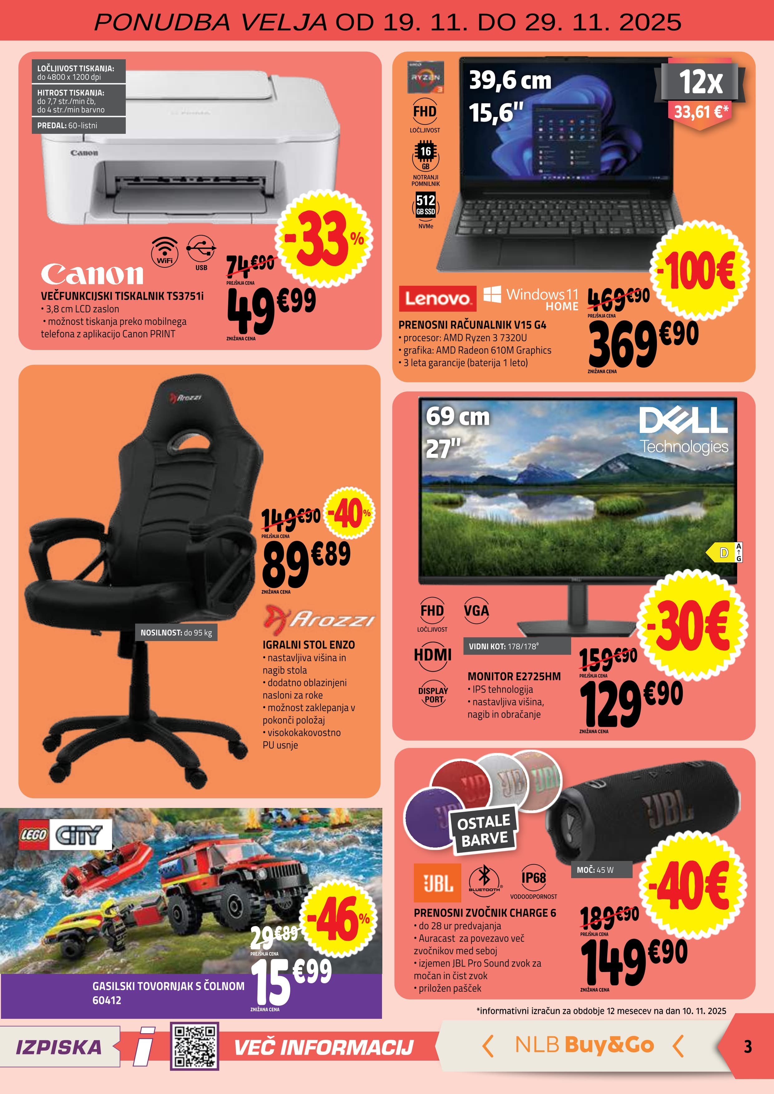 Stran 3. E.Leclerc kataloga - Akcije od 19.11. do 29.11.2025.