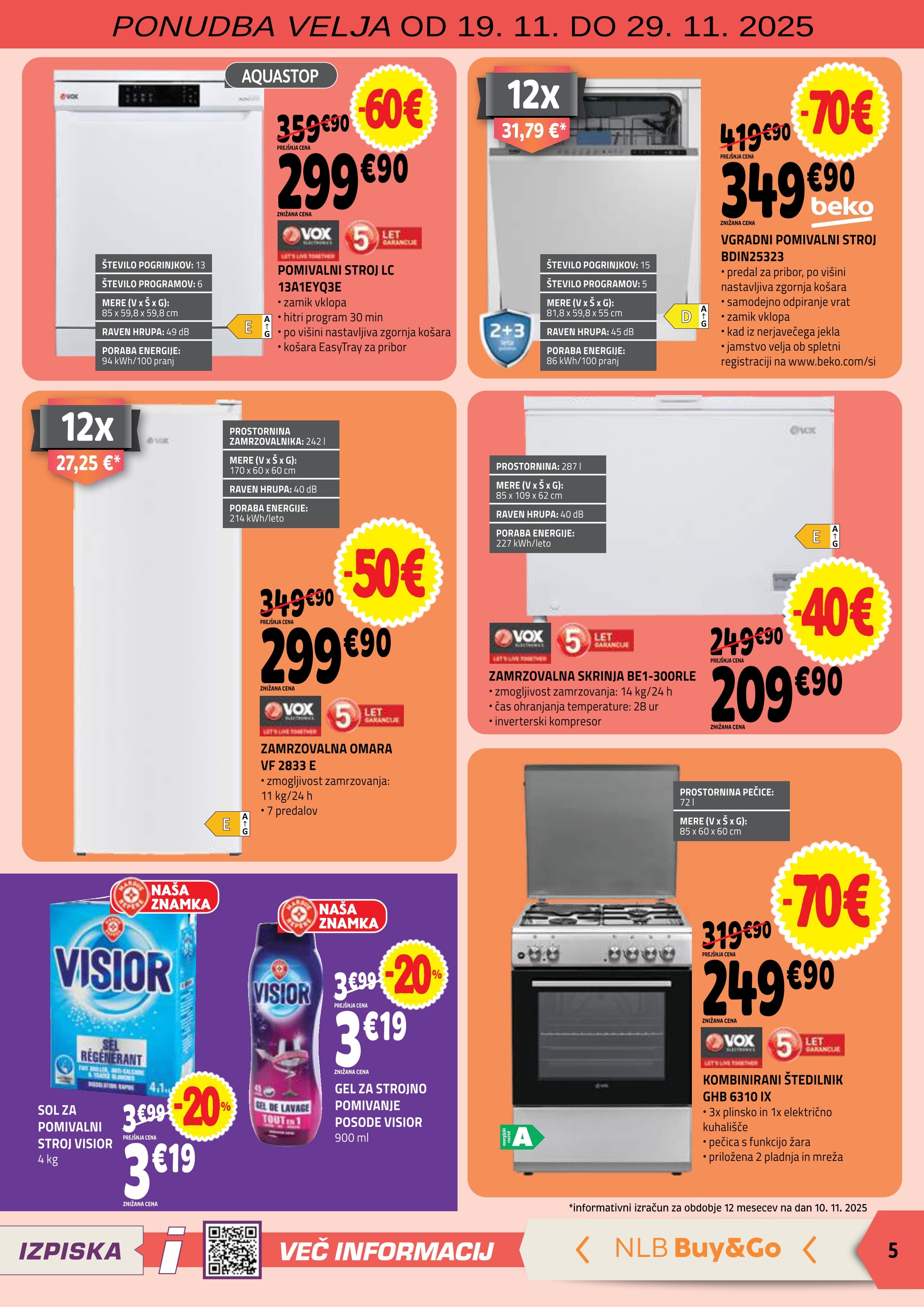 Stran 5. E.Leclerc kataloga - Akcije od 19.11. do 29.11.2025.