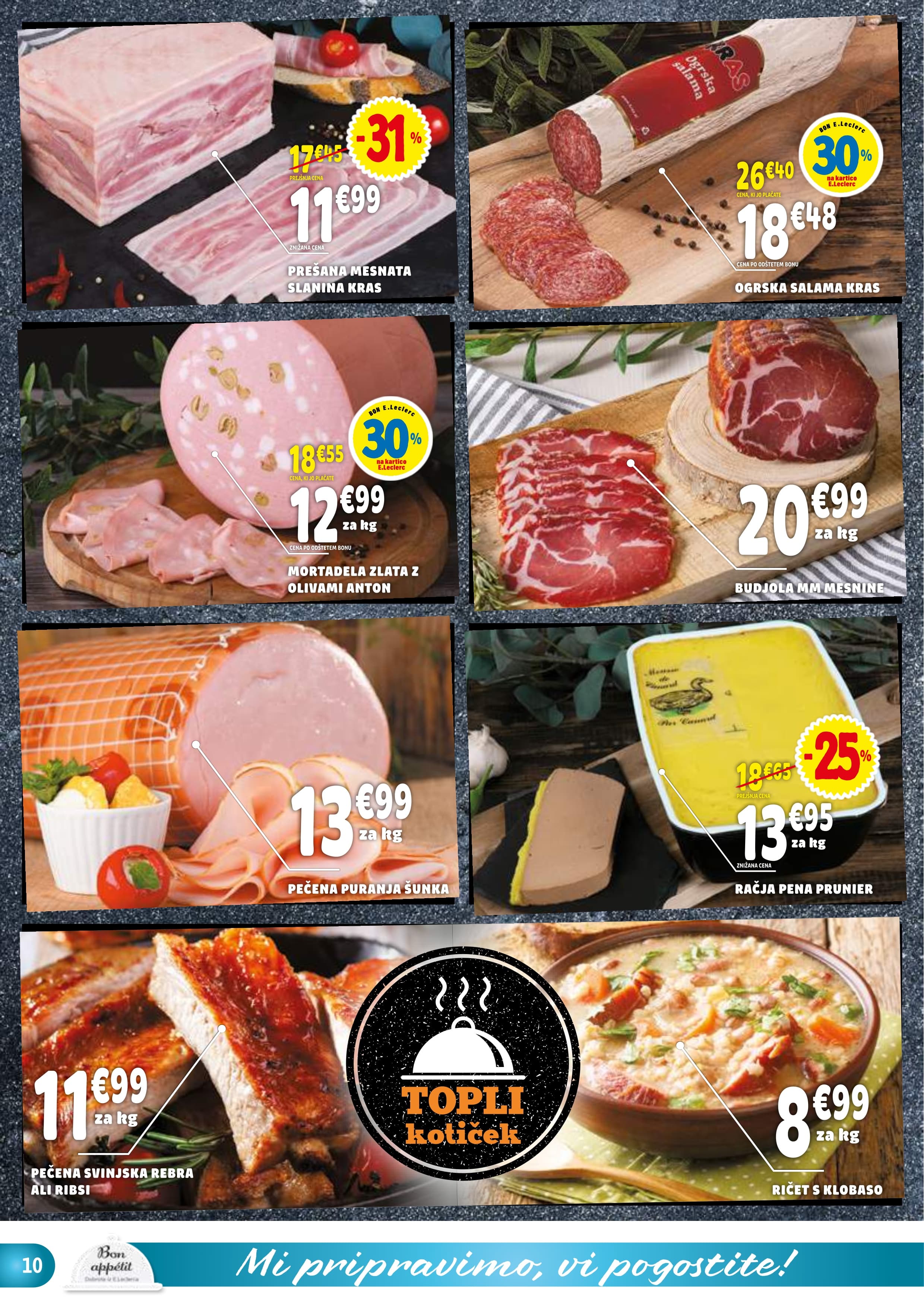 Stran 10. E.Leclerc kataloga - Akcije od 26.11. do 06.12.2025.