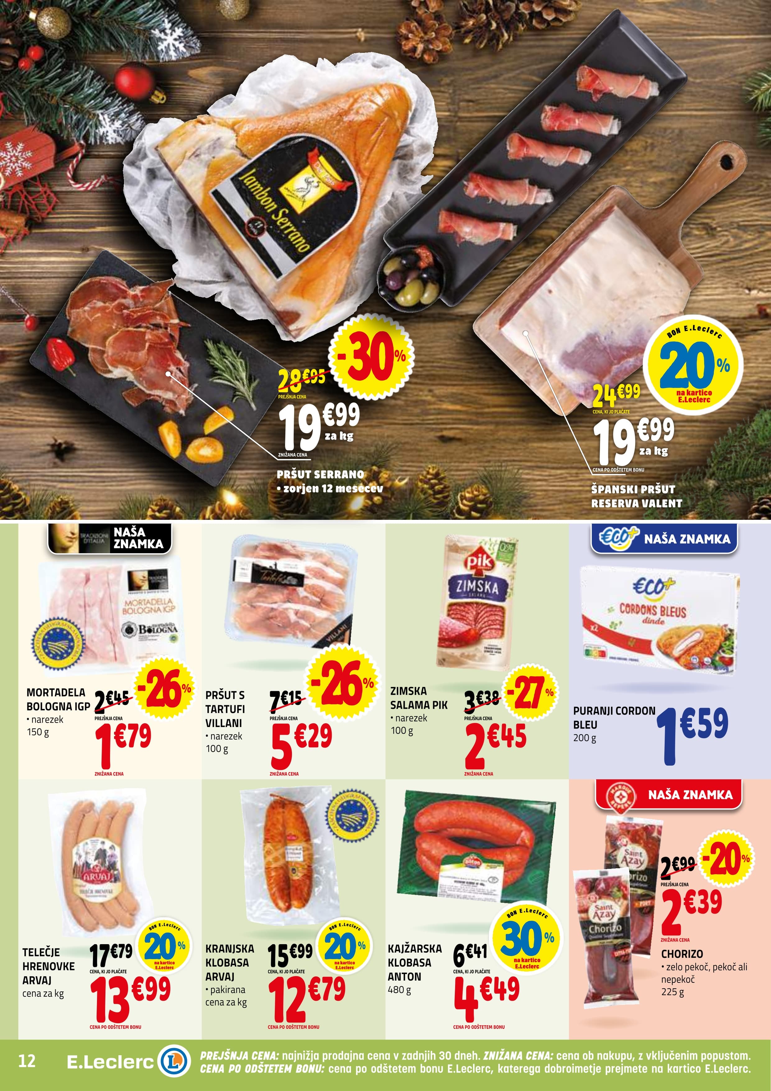 Stran 12. E.Leclerc kataloga - Akcije od 26.11. do 06.12.2025.