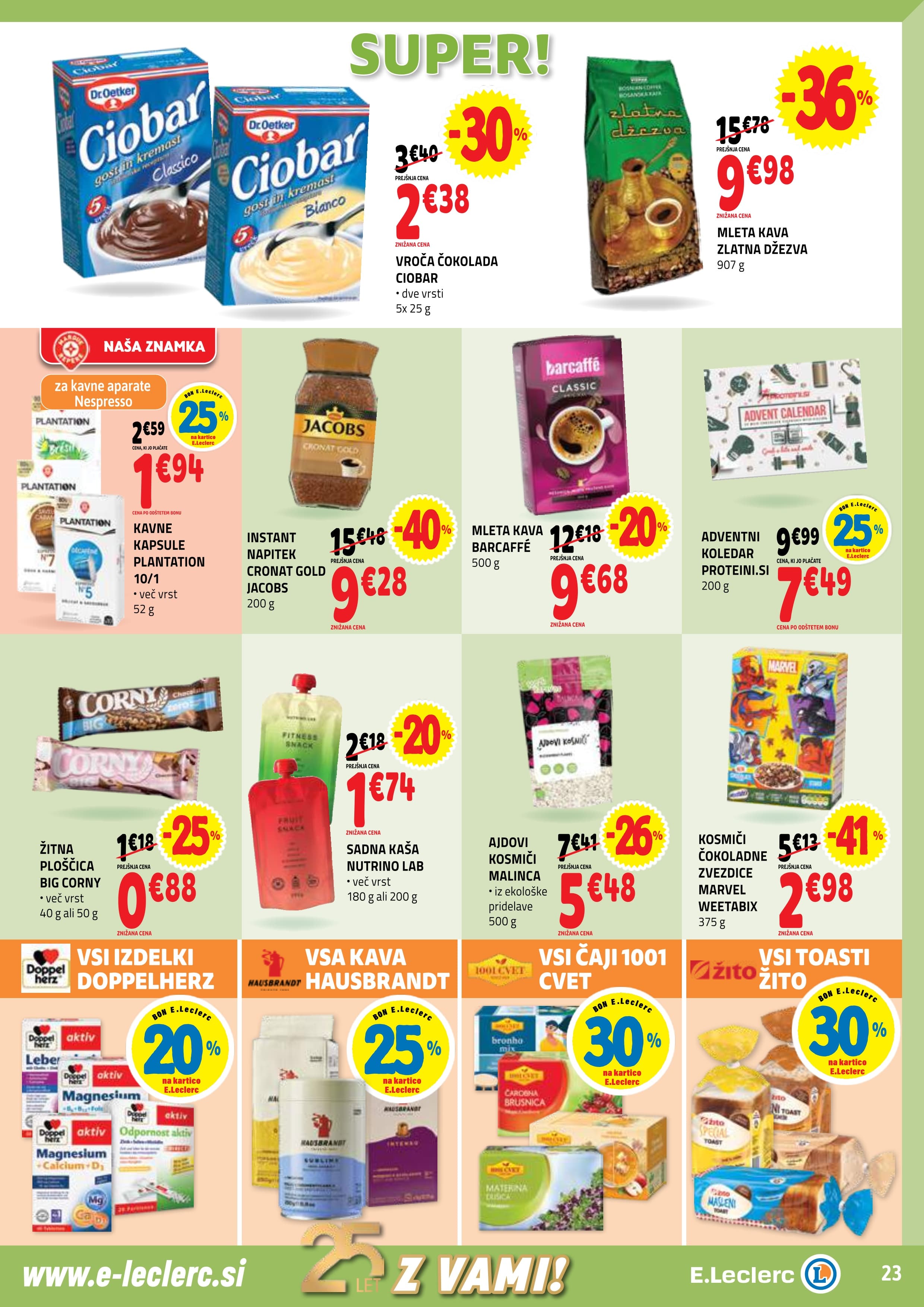 Stran 23. E.Leclerc kataloga - Akcije od 26.11. do 06.12.2025.