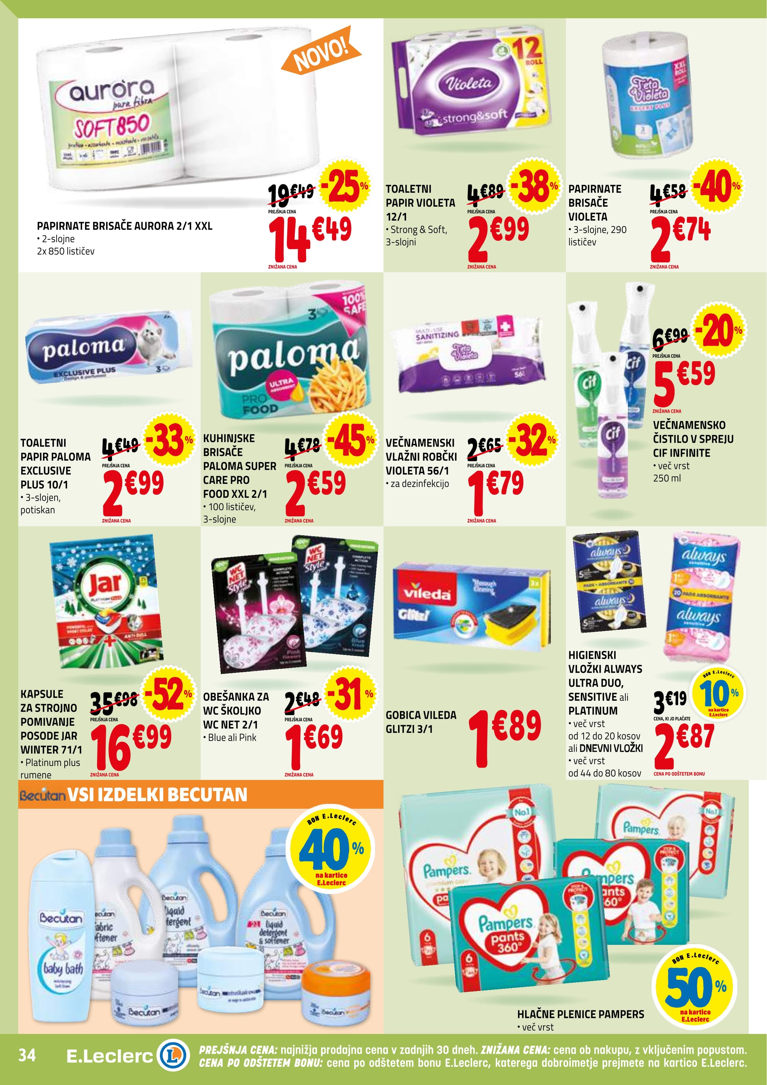 Stran 34. E.Leclerc kataloga - Akcije od 26.11. do 06.12.2025.