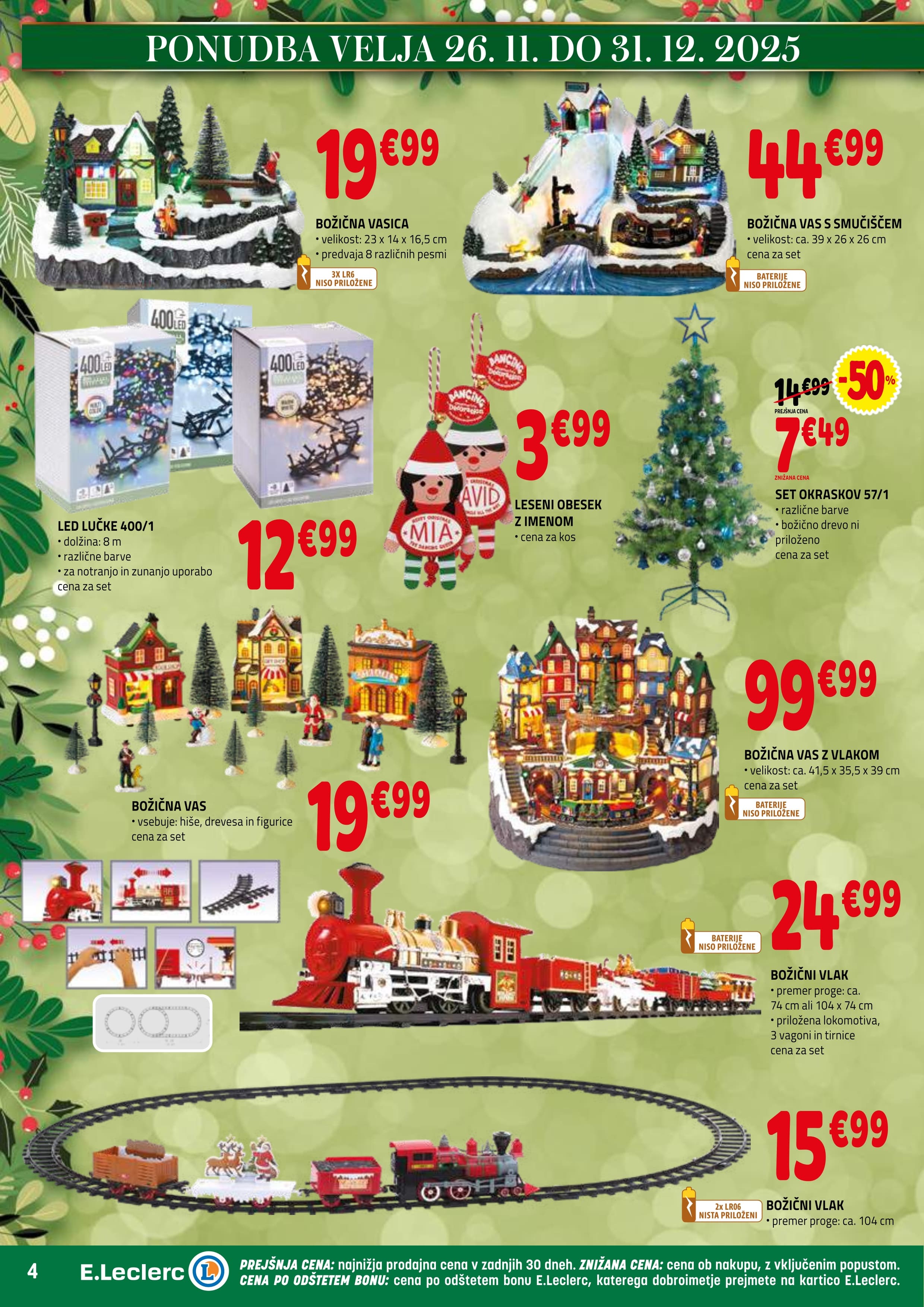 Stran 4. E.Leclerc kataloga - Akcije od 26.11. do 06.12.2025.