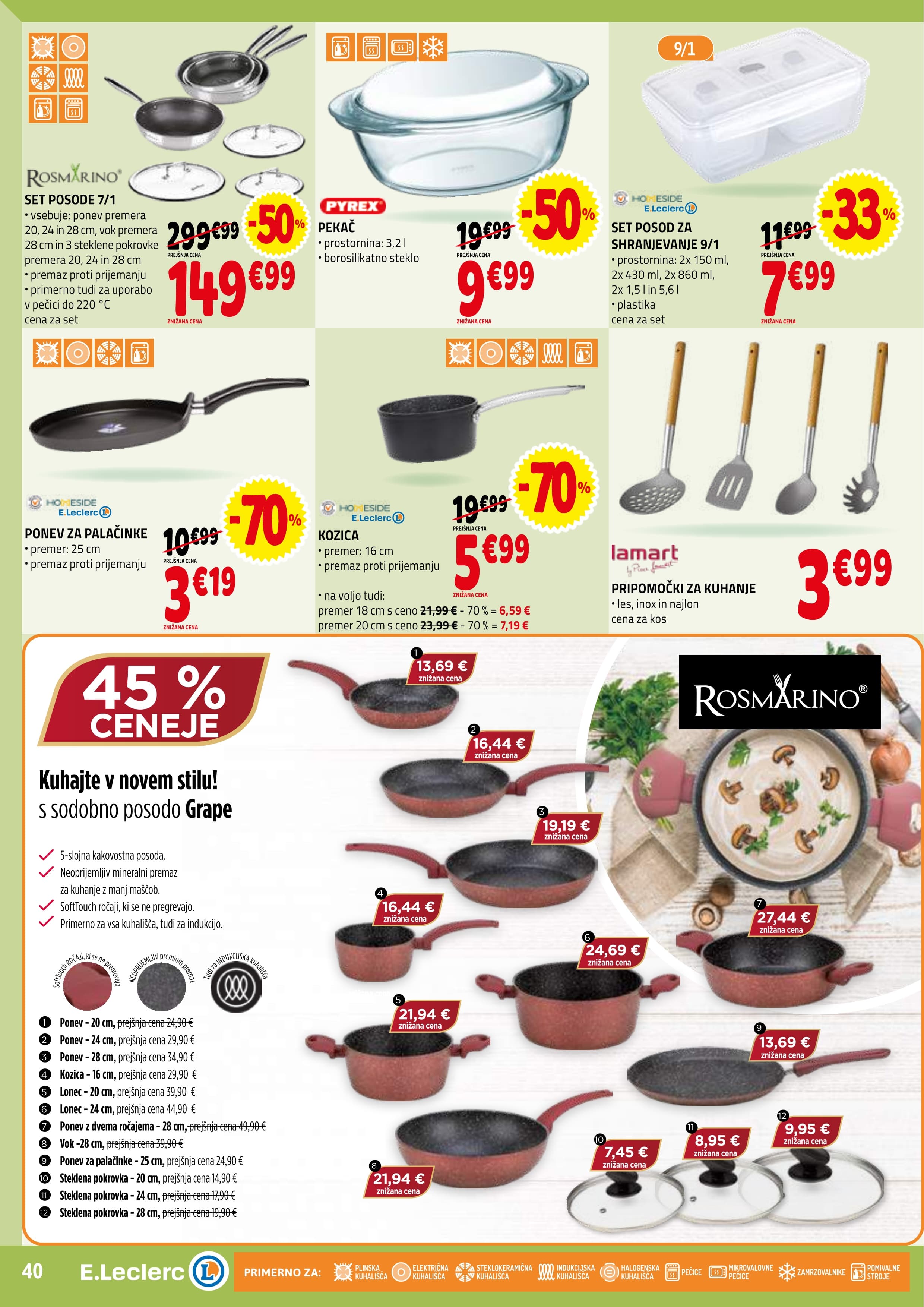 Stran 40. E.Leclerc kataloga - Akcije od 26.11. do 06.12.2025.