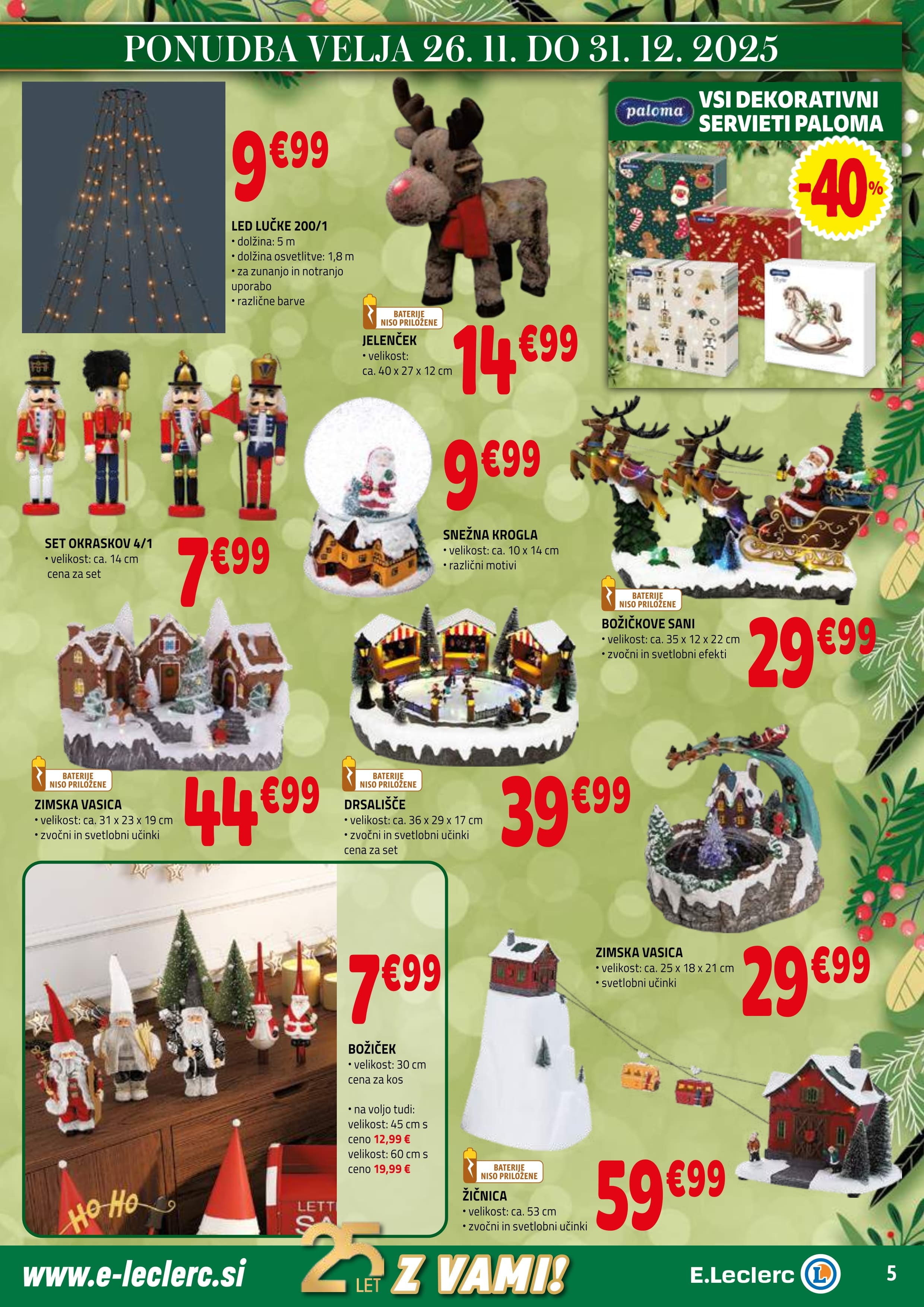 Stran 5. E.Leclerc kataloga - Akcije od 26.11. do 06.12.2025.