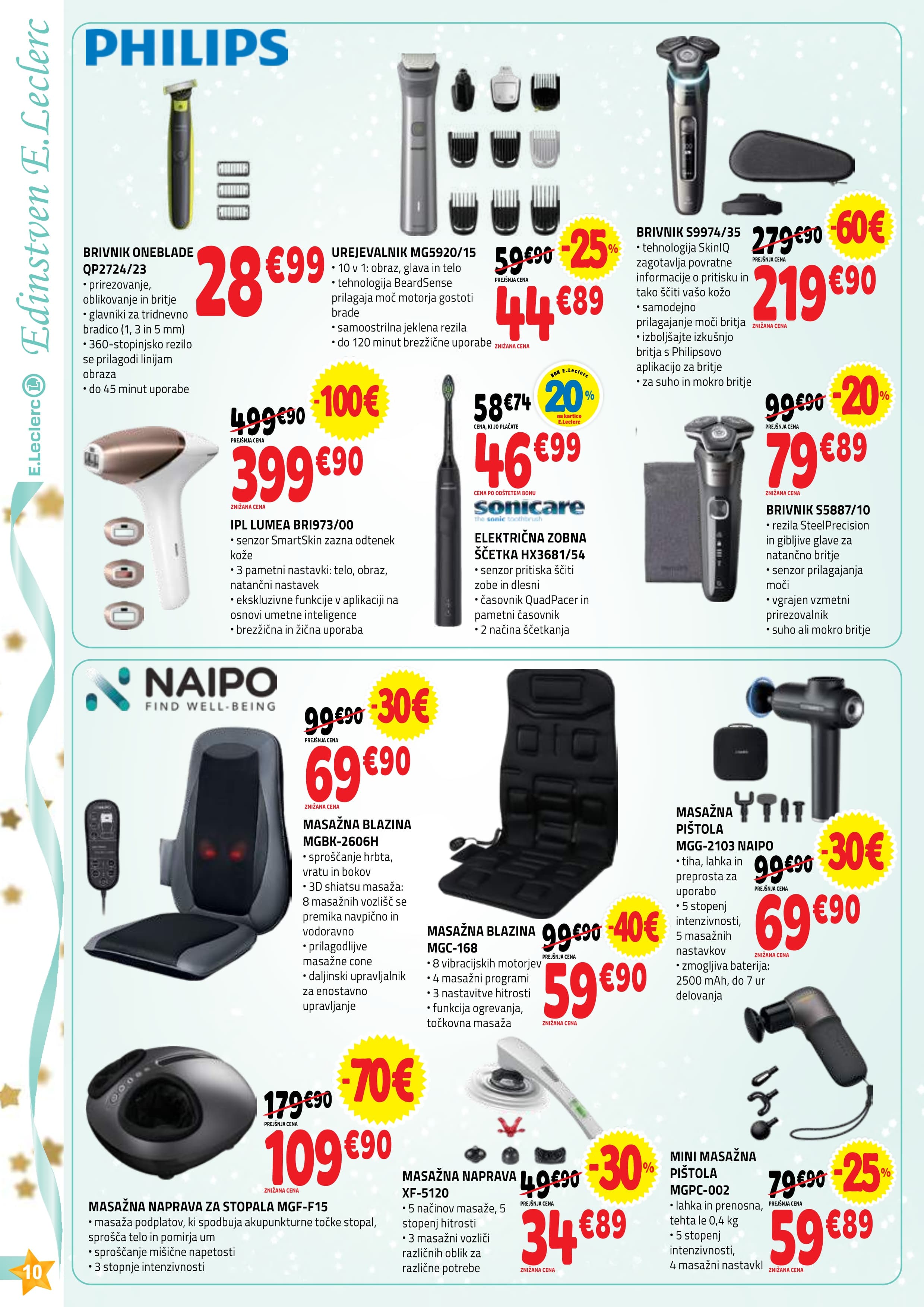 Stran 10. E.Leclerc kataloga - Akcije od 26.11. do 31.12.2025.