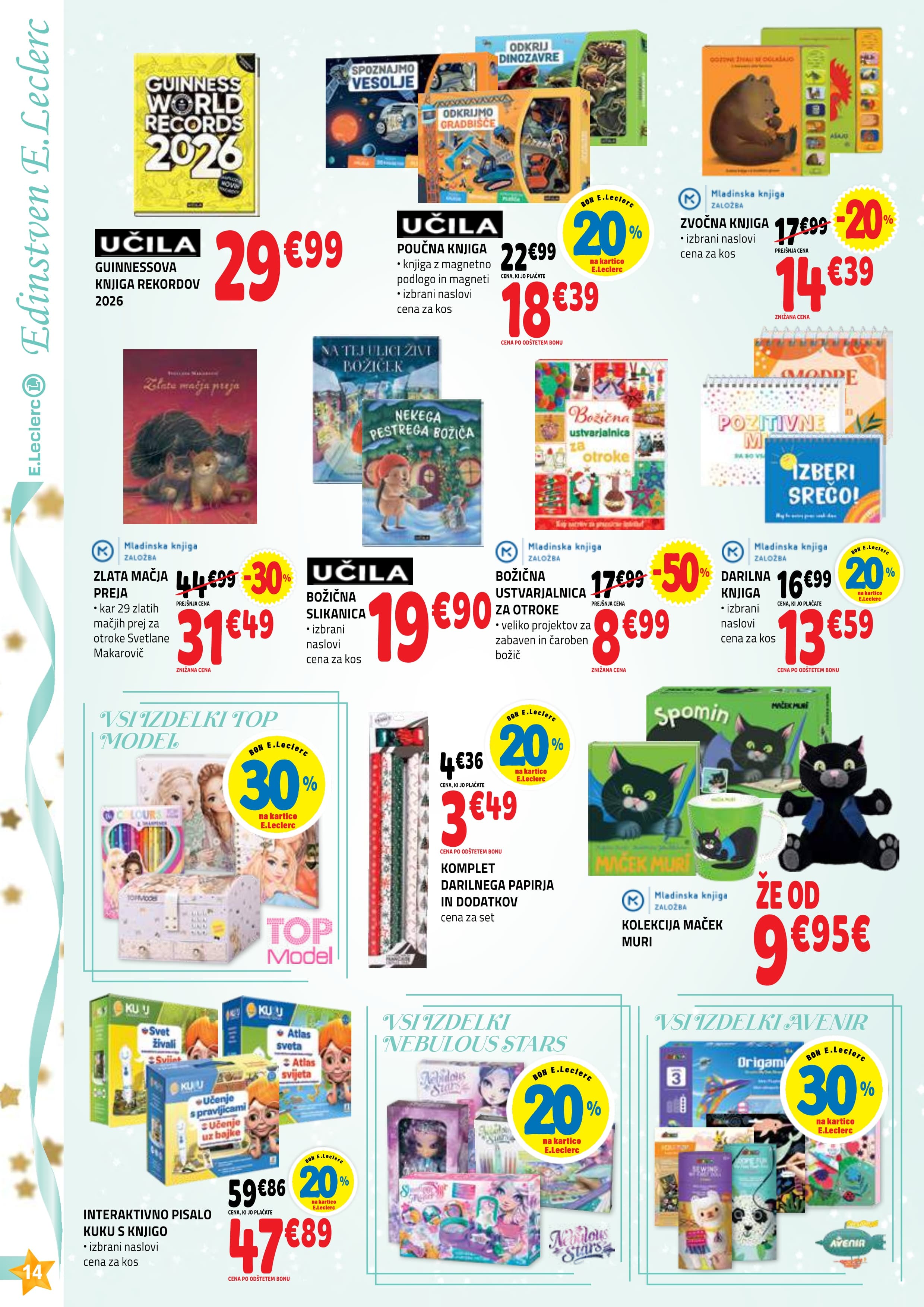 Stran 14. E.Leclerc kataloga - Akcije od 26.11. do 31.12.2025.
