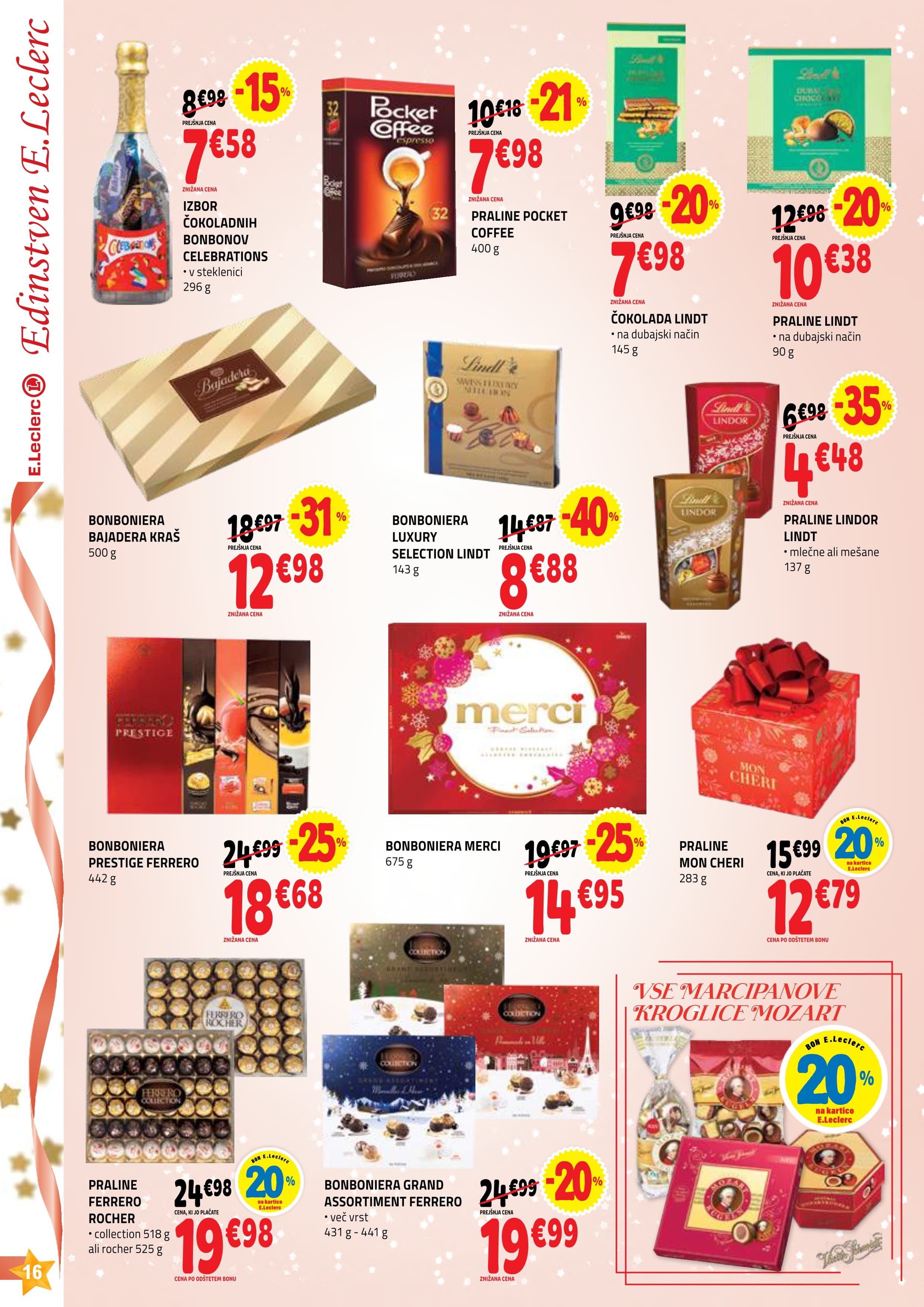 Stran 16. E.Leclerc kataloga - Akcije od 26.11. do 31.12.2025.