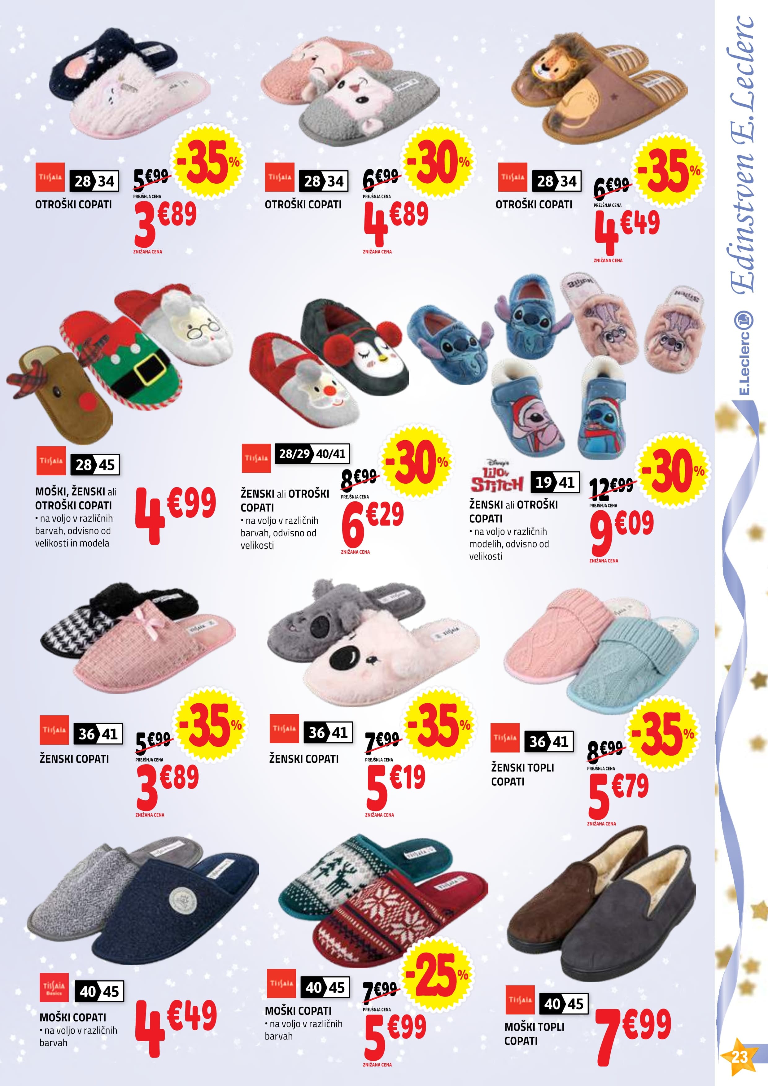 Stran 23. E.Leclerc kataloga - Akcije od 26.11. do 31.12.2025.