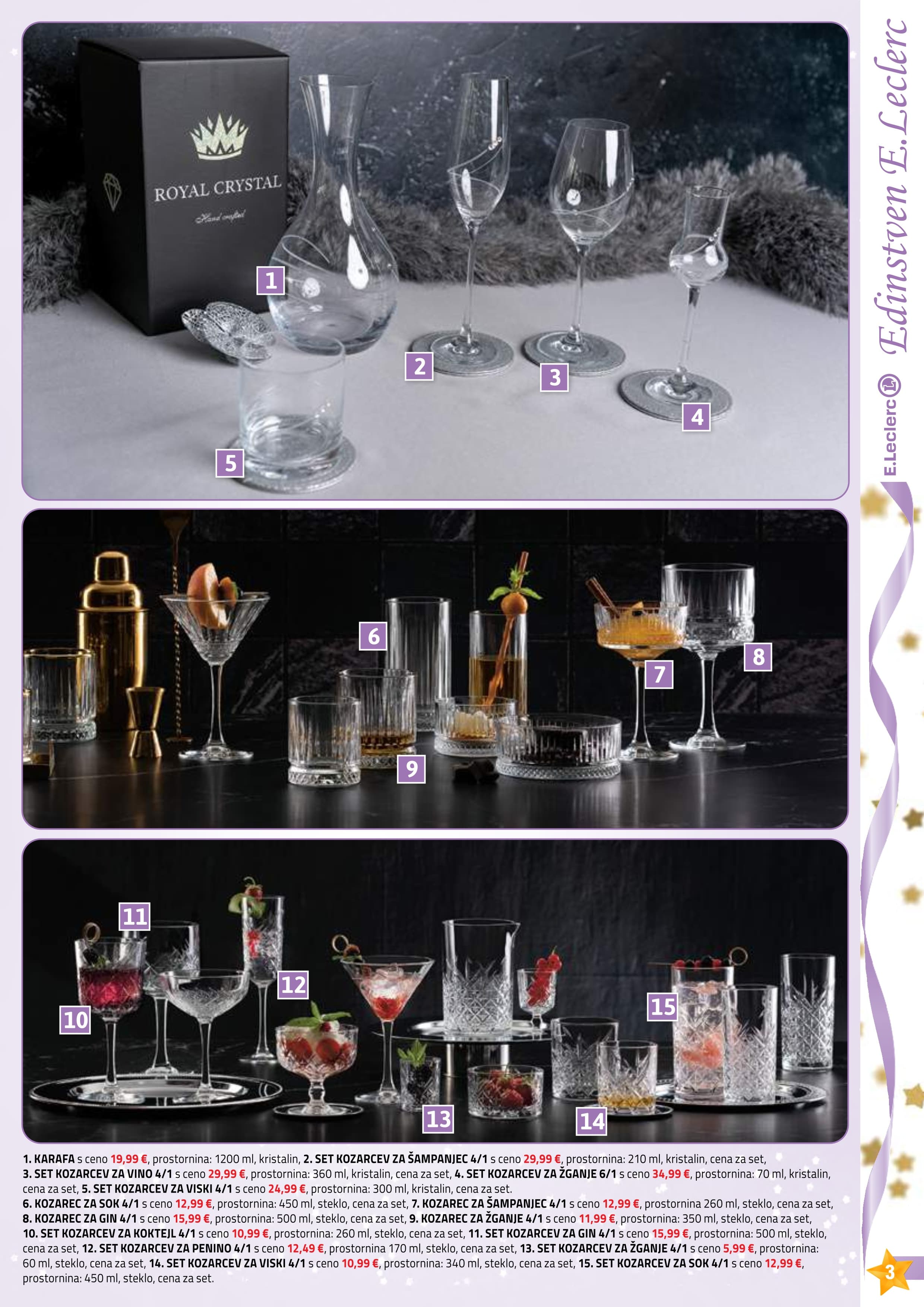 Stran 3. E.Leclerc kataloga - Akcije od 26.11. do 31.12.2025.