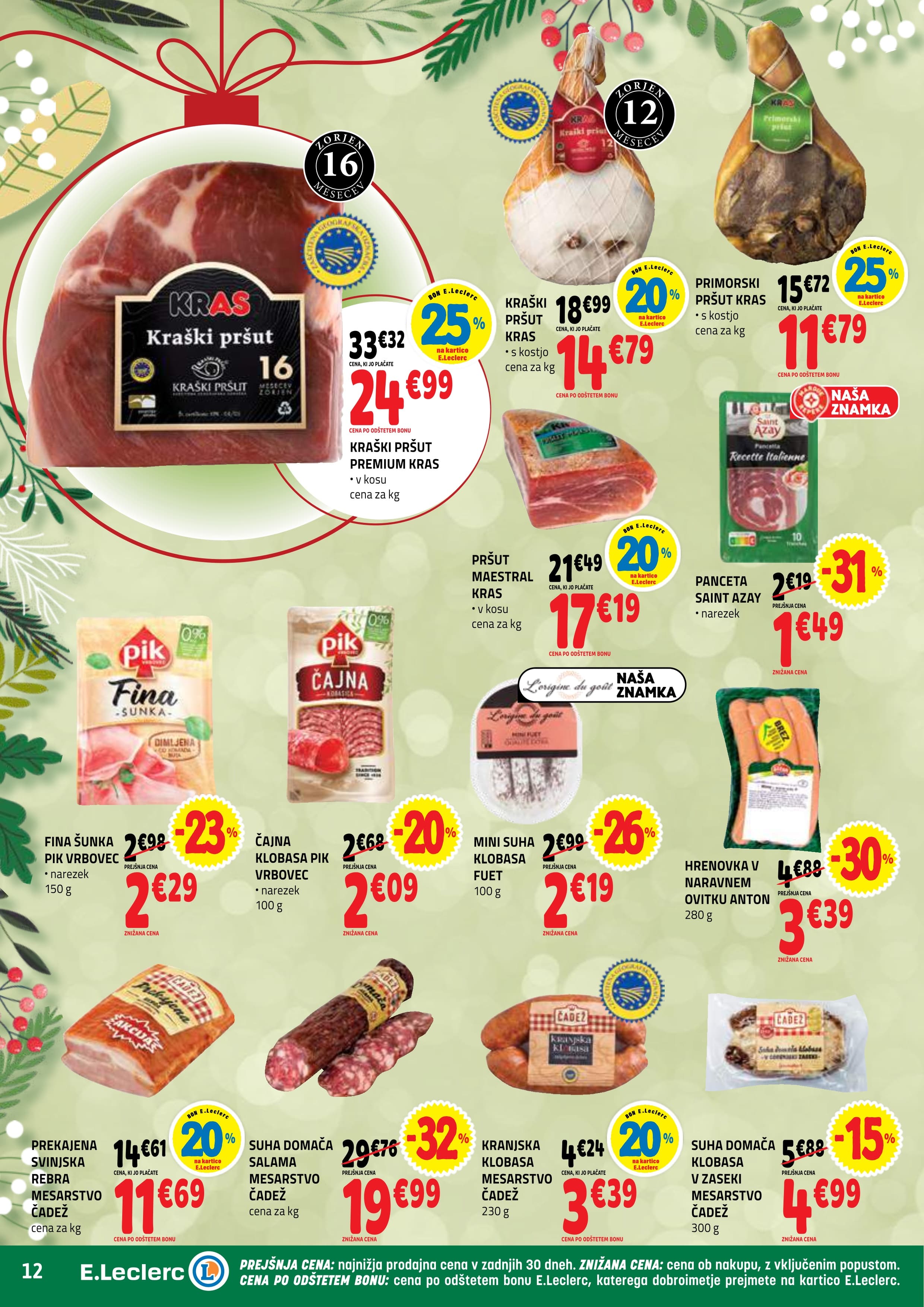Stran 12. E.Leclerc kataloga - Akcije od 03.12. do 13.12.2025.