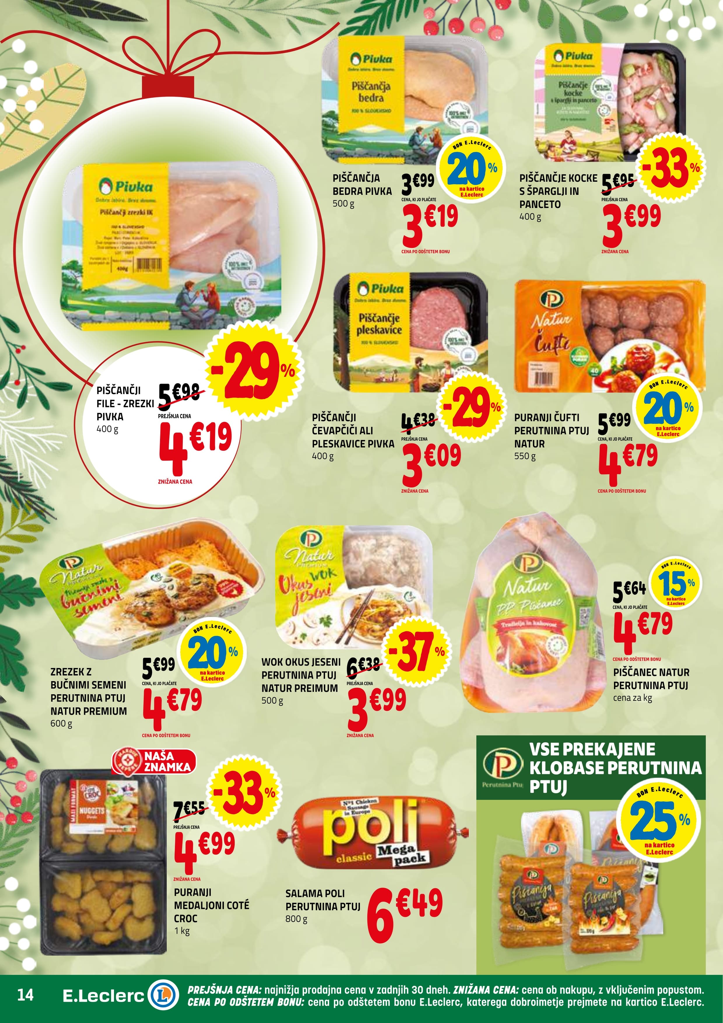 Stran 14. E.Leclerc kataloga - Akcije od 03.12. do 13.12.2025.