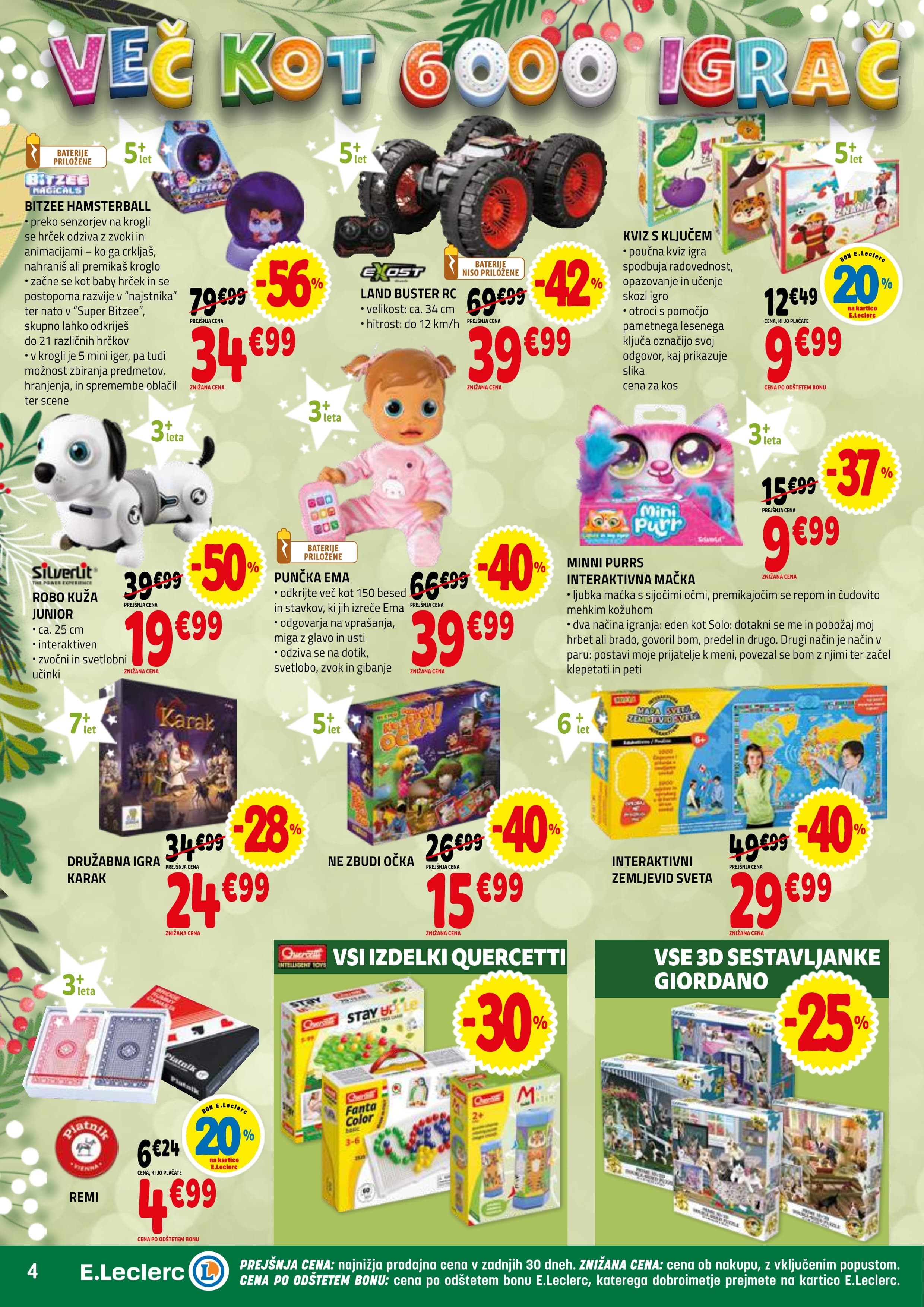 Stran 4. E.Leclerc kataloga - Akcije od 03.12. do 13.12.2025.