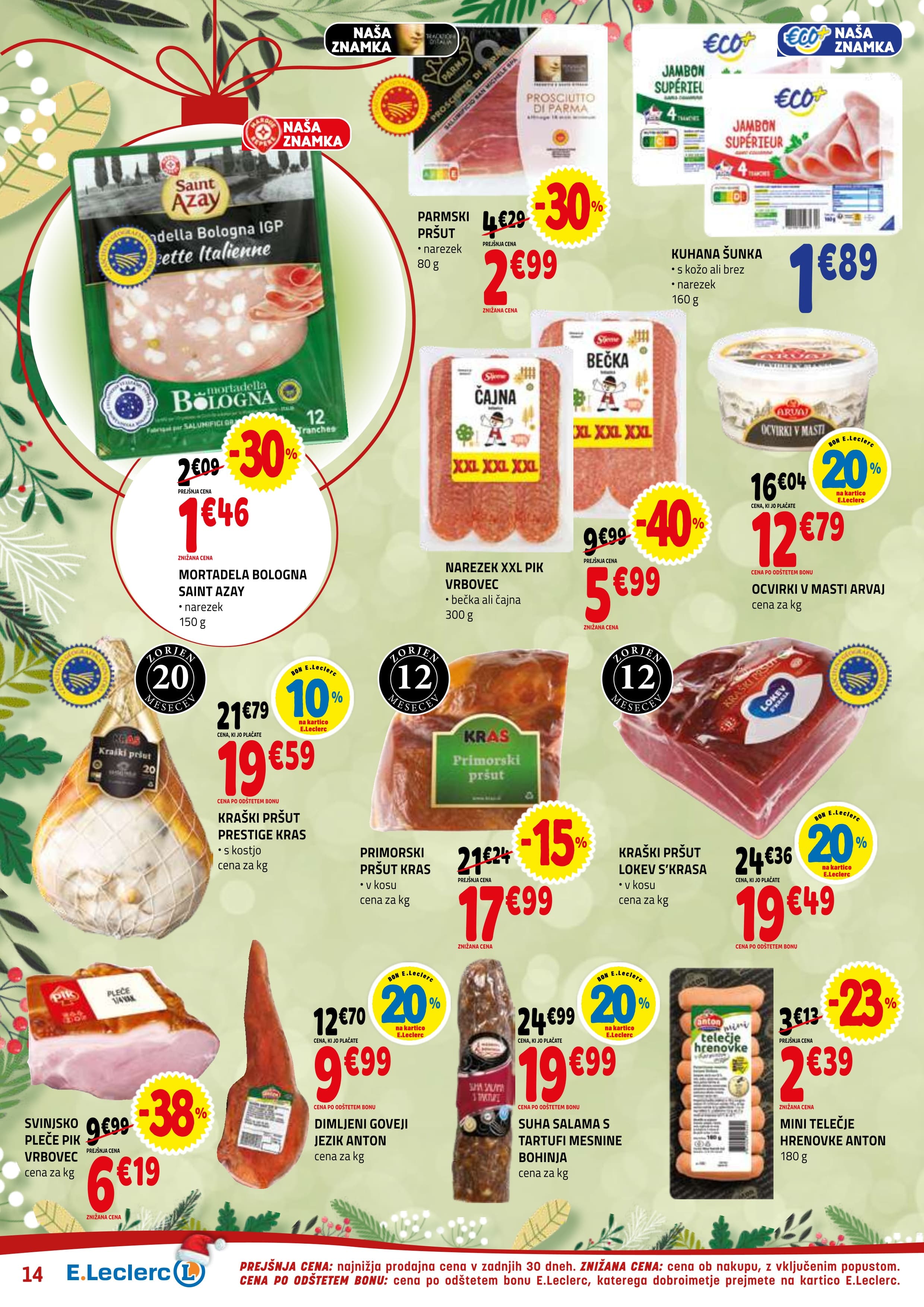 Stran 14. E.Leclerc kataloga - Akcije od 10.12. do 20.12.2025.