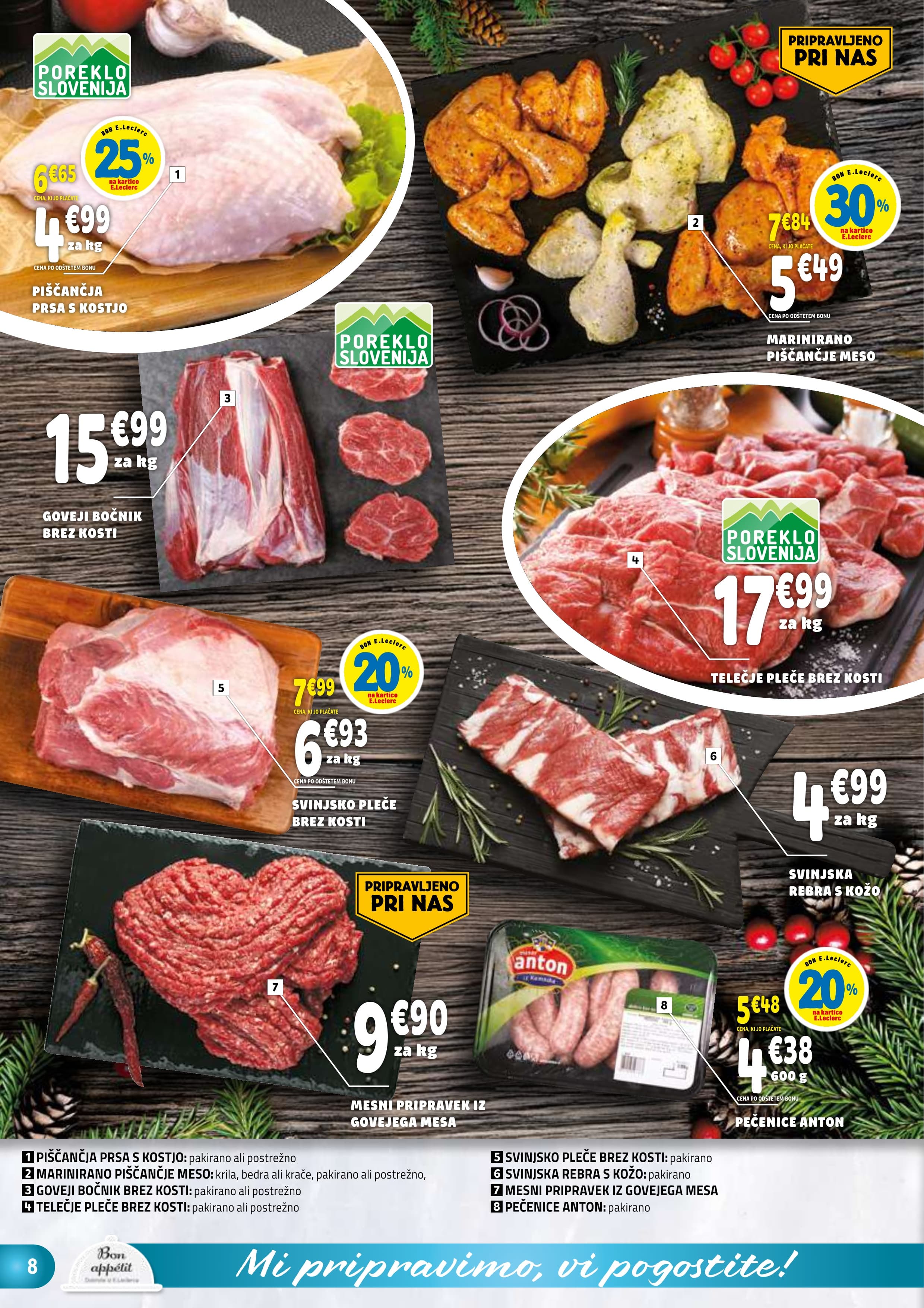 Stran 8. E.Leclerc kataloga - Akcije od 10.12. do 20.12.2025.