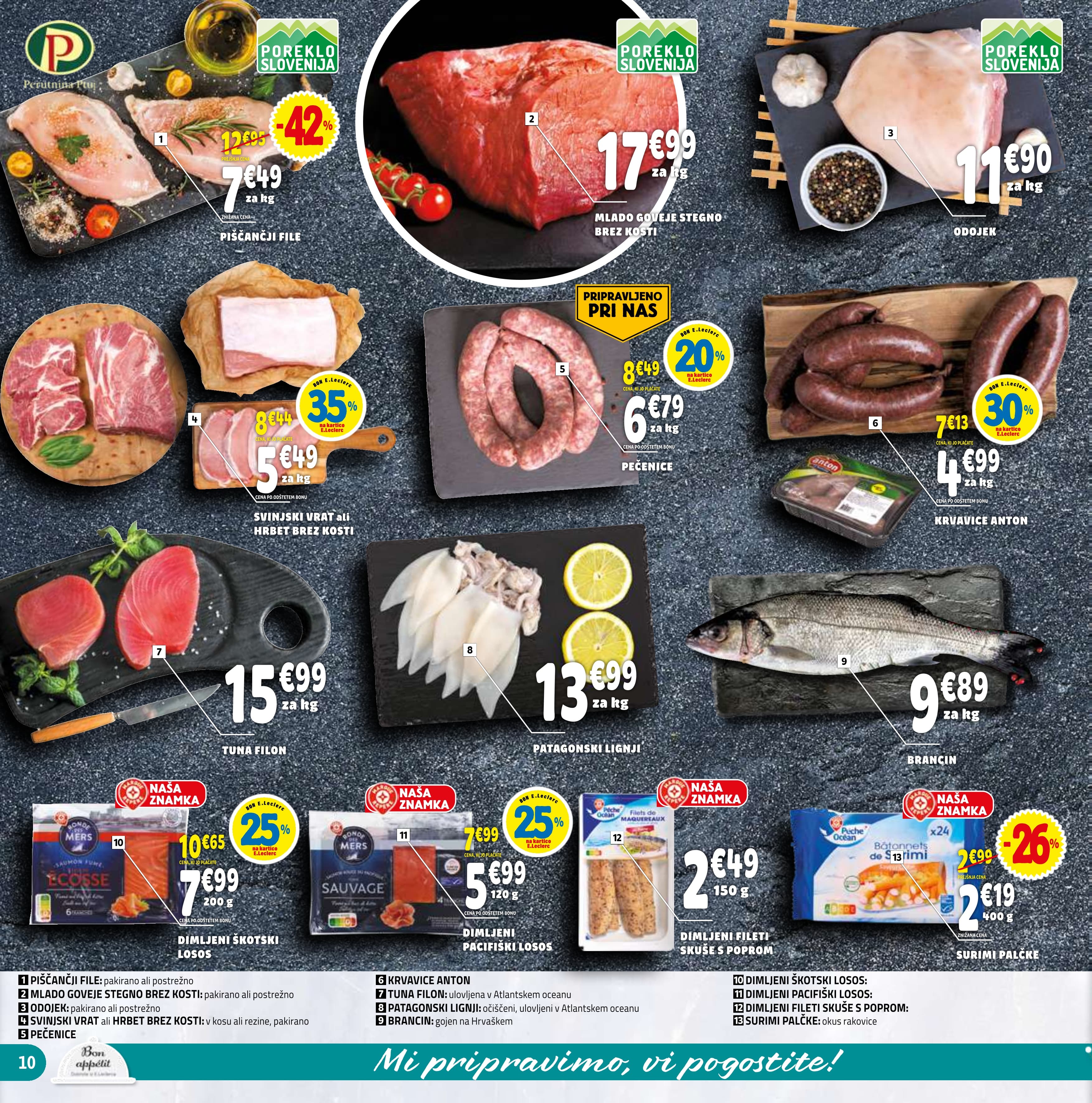 Stran 10. E.Leclerc kataloga - Akcije od 17.12. do 31.12.2025.