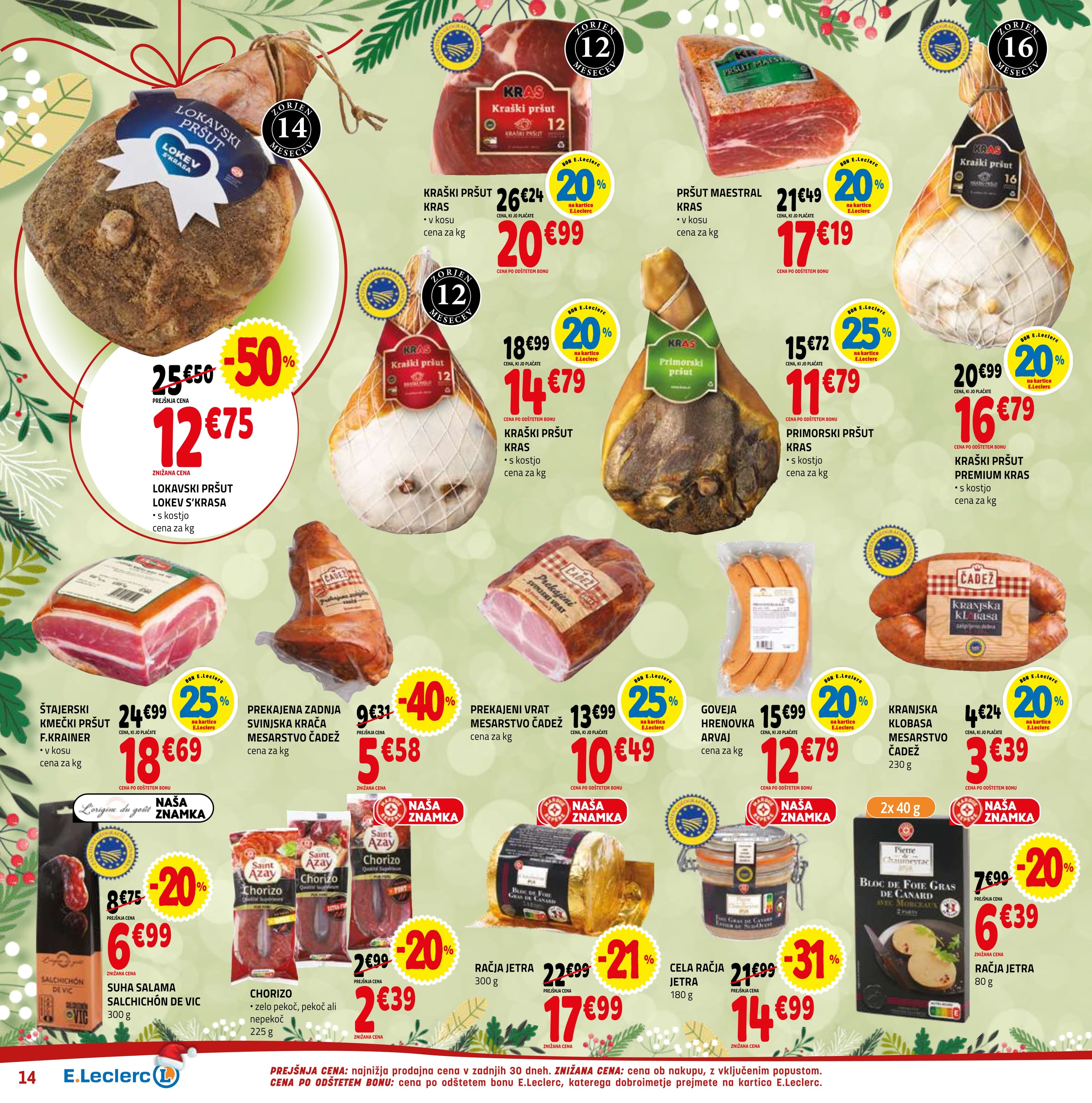 Stran 14. E.Leclerc kataloga - Akcije od 17.12. do 31.12.2025.