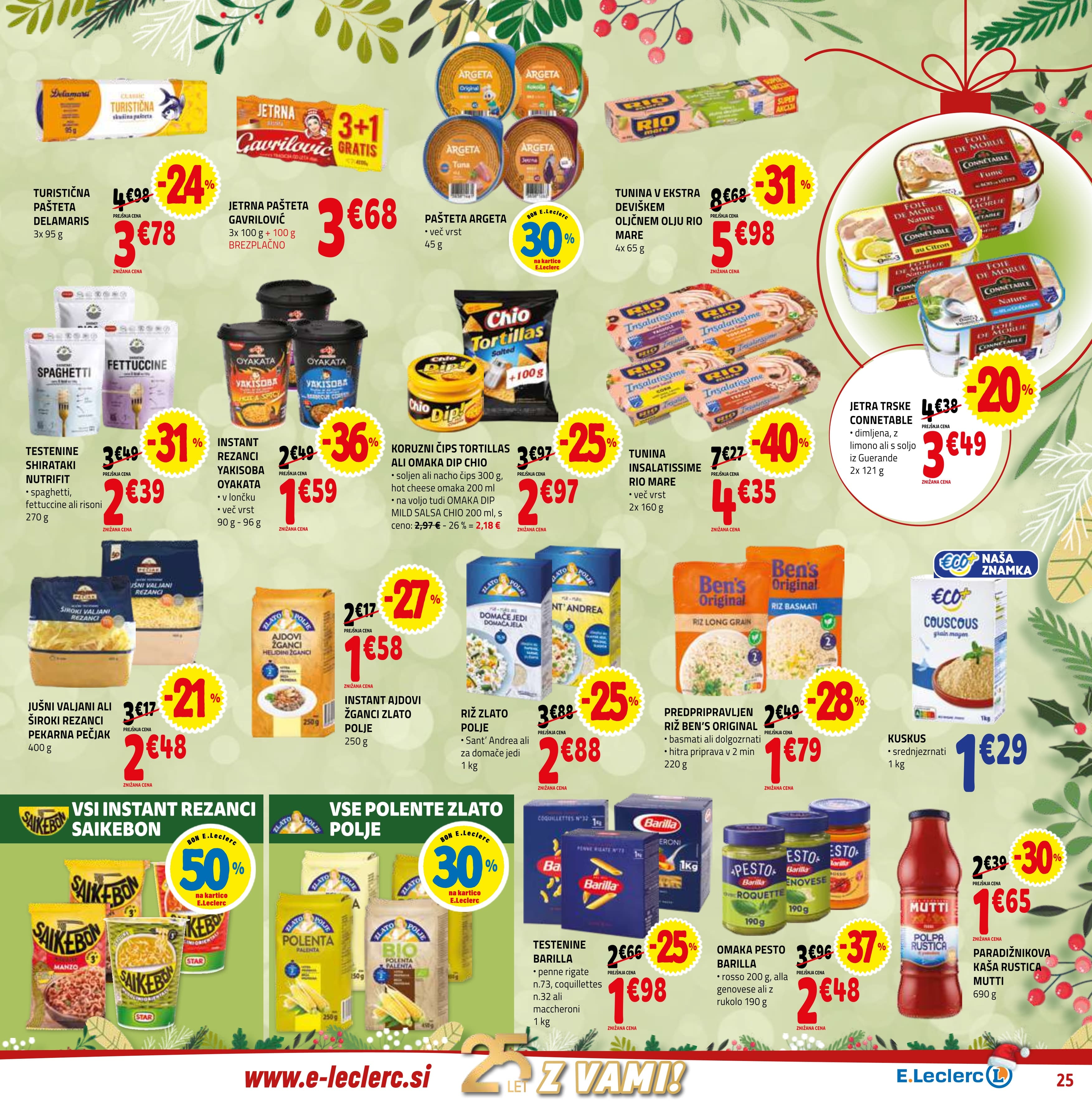 Stran 25. E.Leclerc kataloga - Akcije od 17.12. do 31.12.2025.
