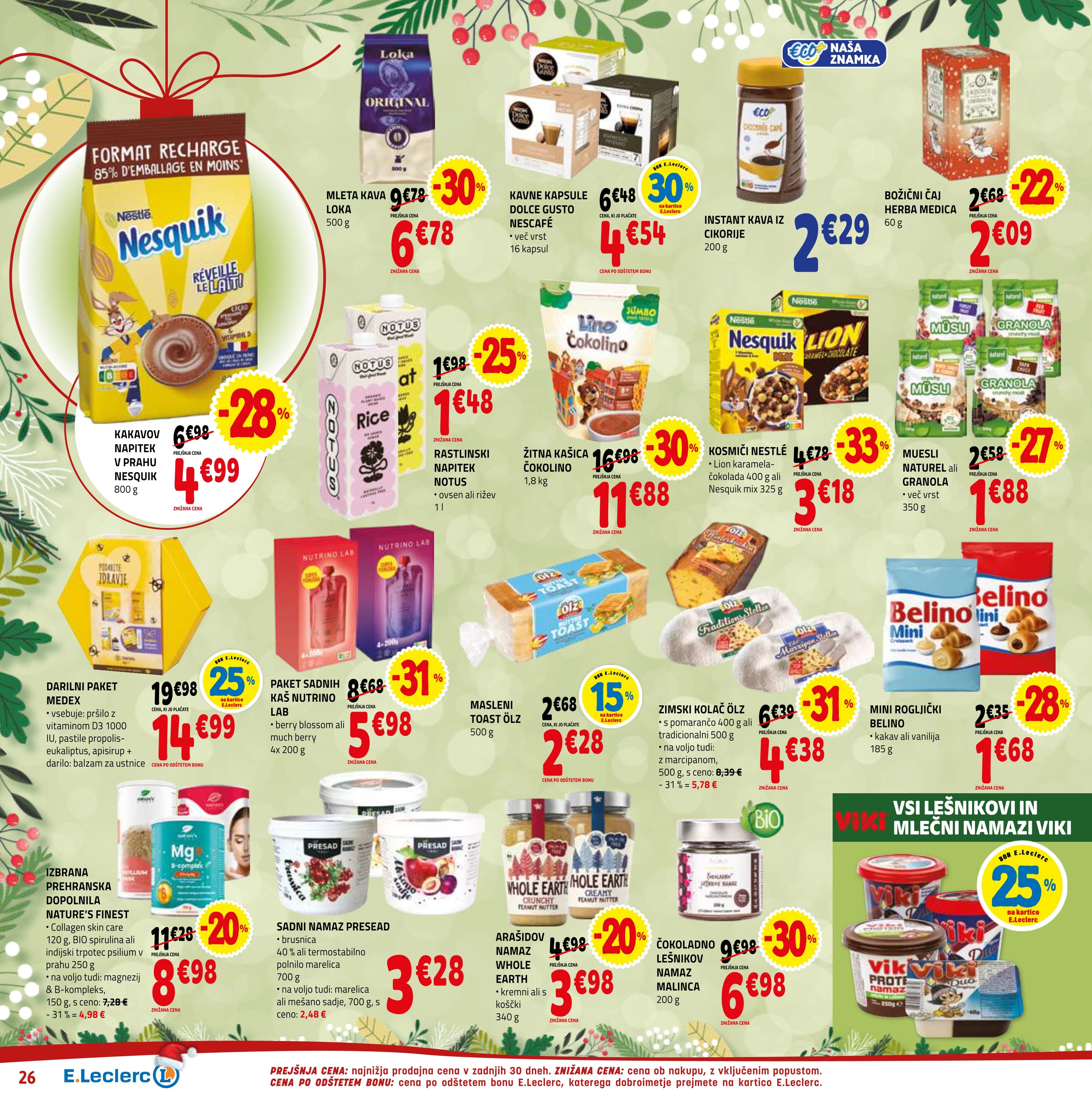 Stran 26. E.Leclerc kataloga - Akcije od 17.12. do 31.12.2025.