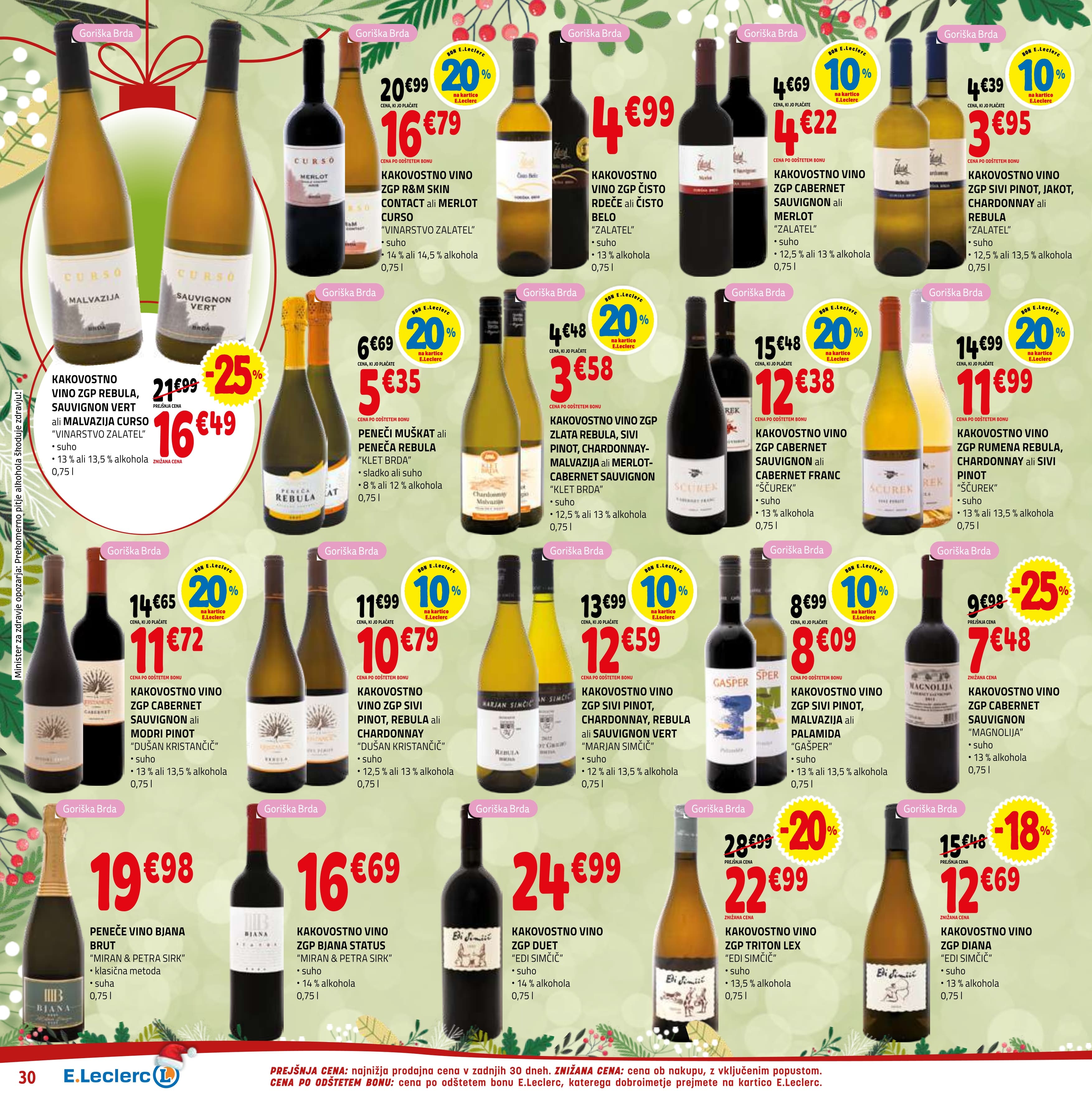Stran 30. E.Leclerc kataloga - Akcije od 17.12. do 31.12.2025.