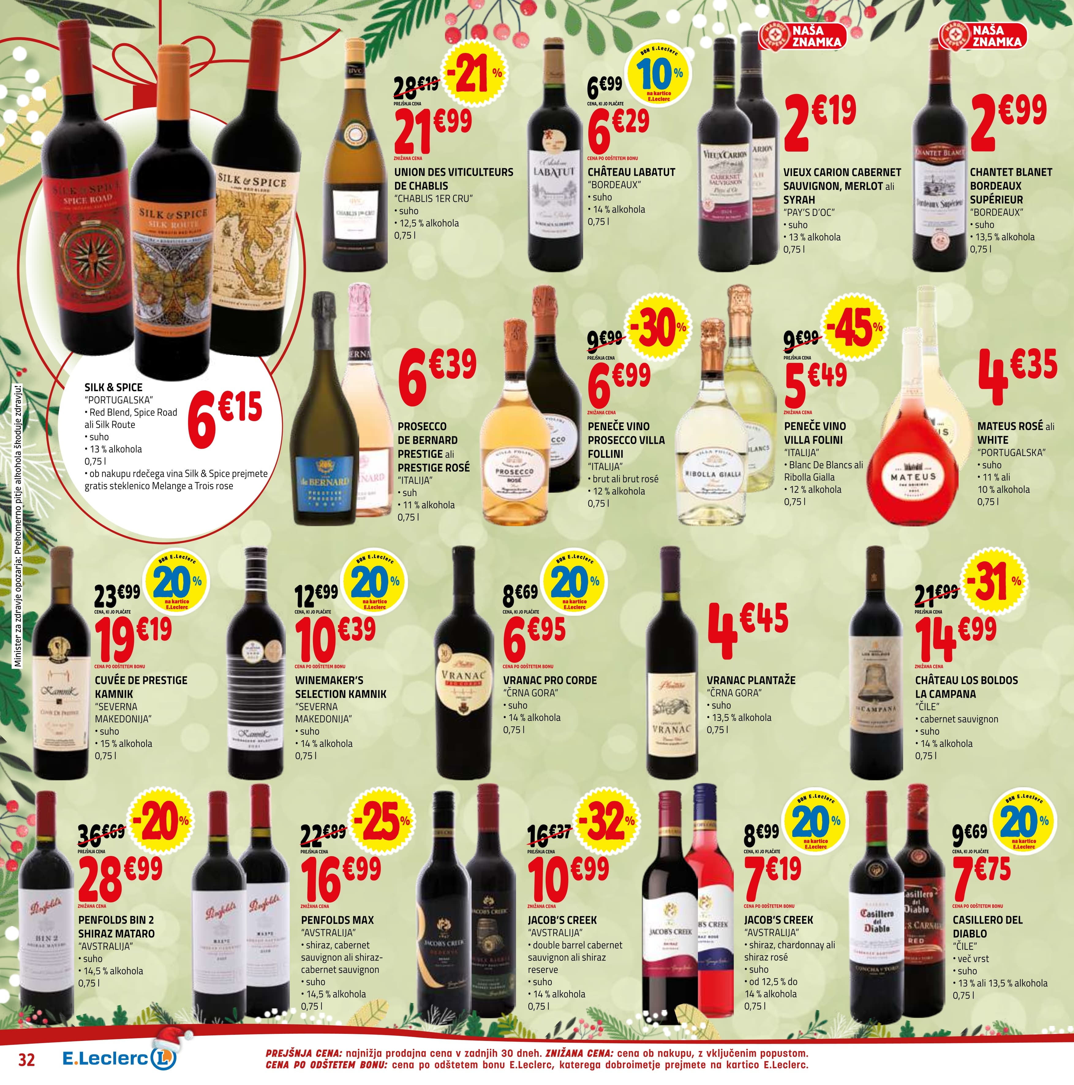 Stran 32. E.Leclerc kataloga - Akcije od 17.12. do 31.12.2025.