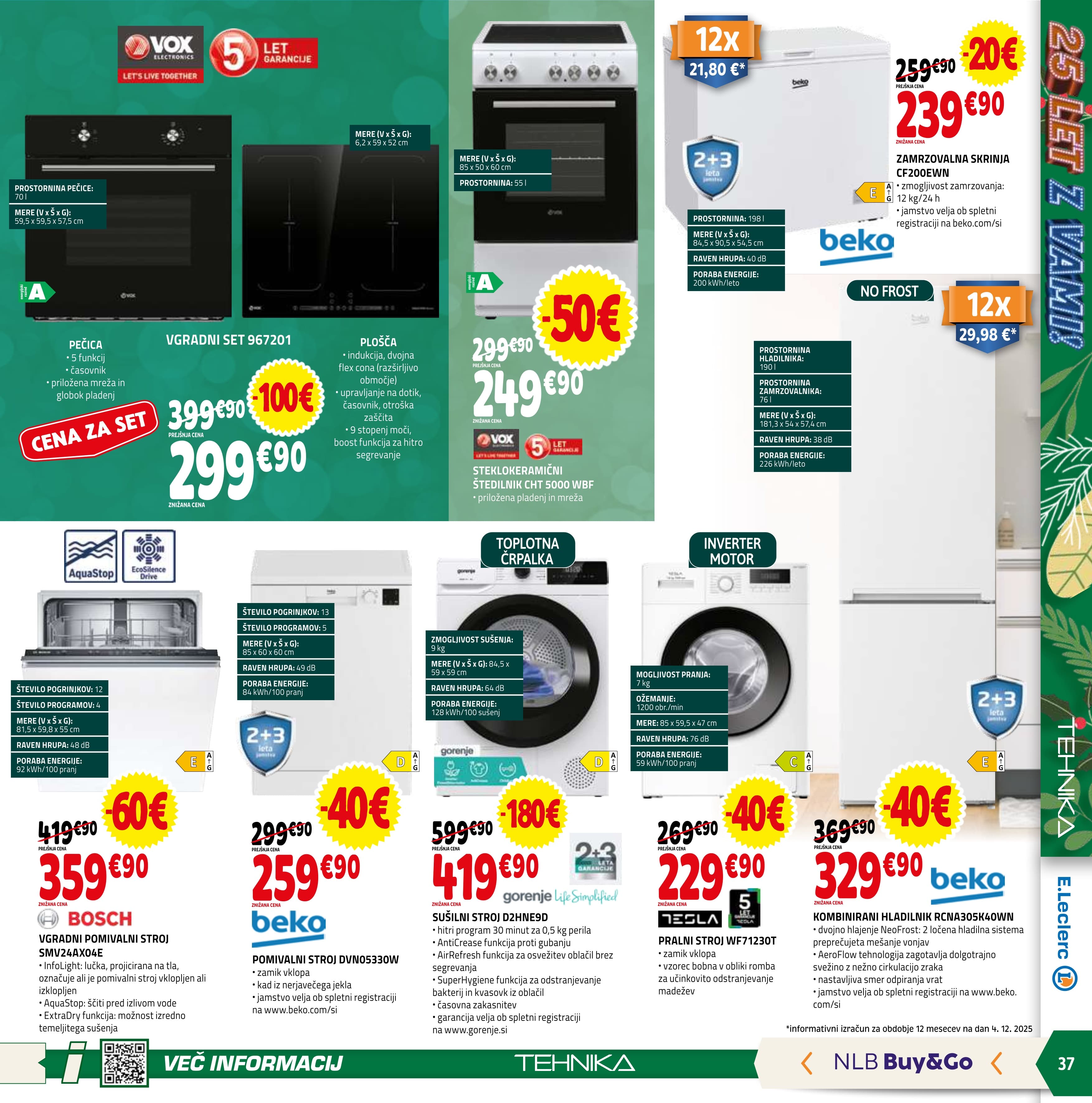 Stran 37. E.Leclerc kataloga - Akcije od 17.12. do 31.12.2025.