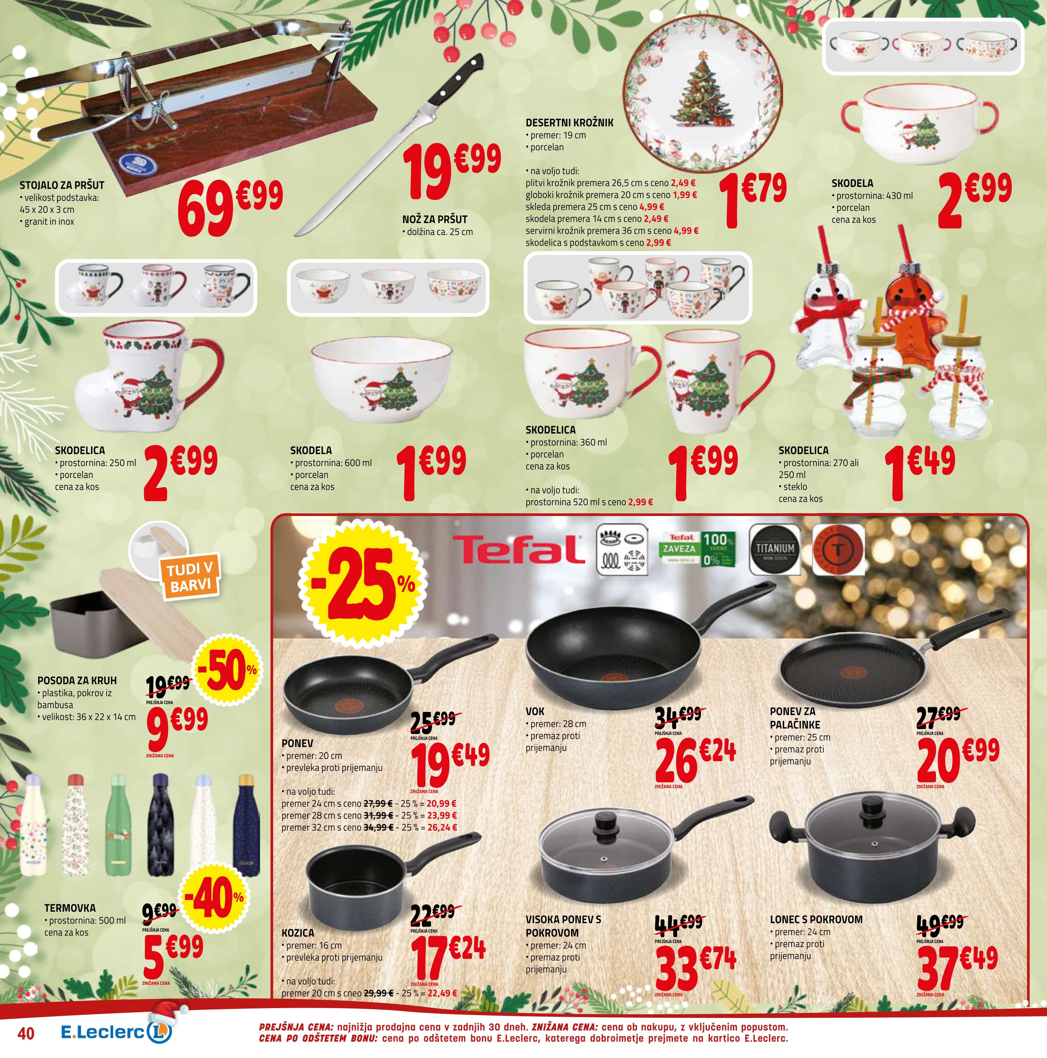 Stran 40. E.Leclerc kataloga - Akcije od 17.12. do 31.12.2025.