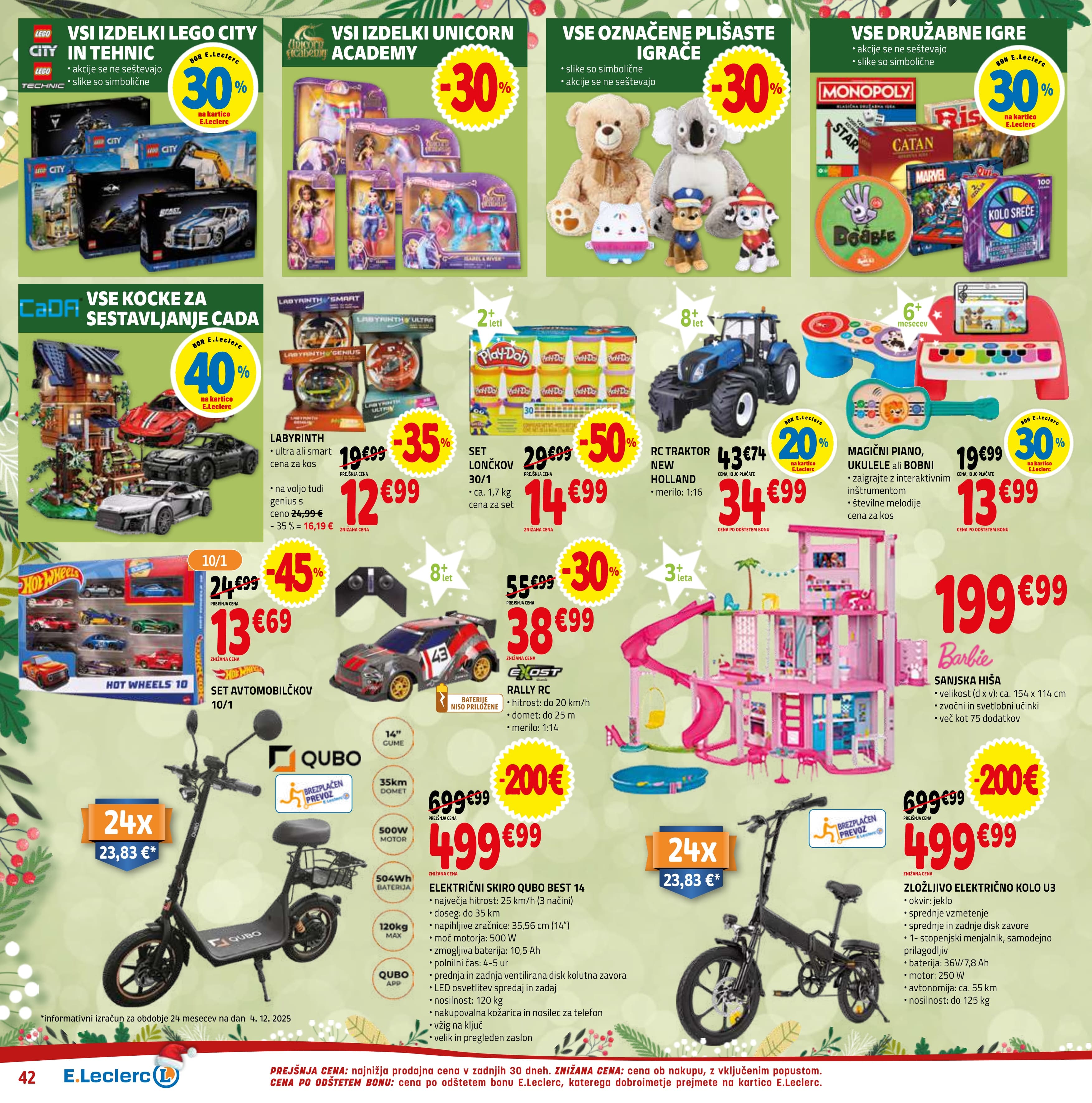 Stran 42. E.Leclerc kataloga - Akcije od 17.12. do 31.12.2025.