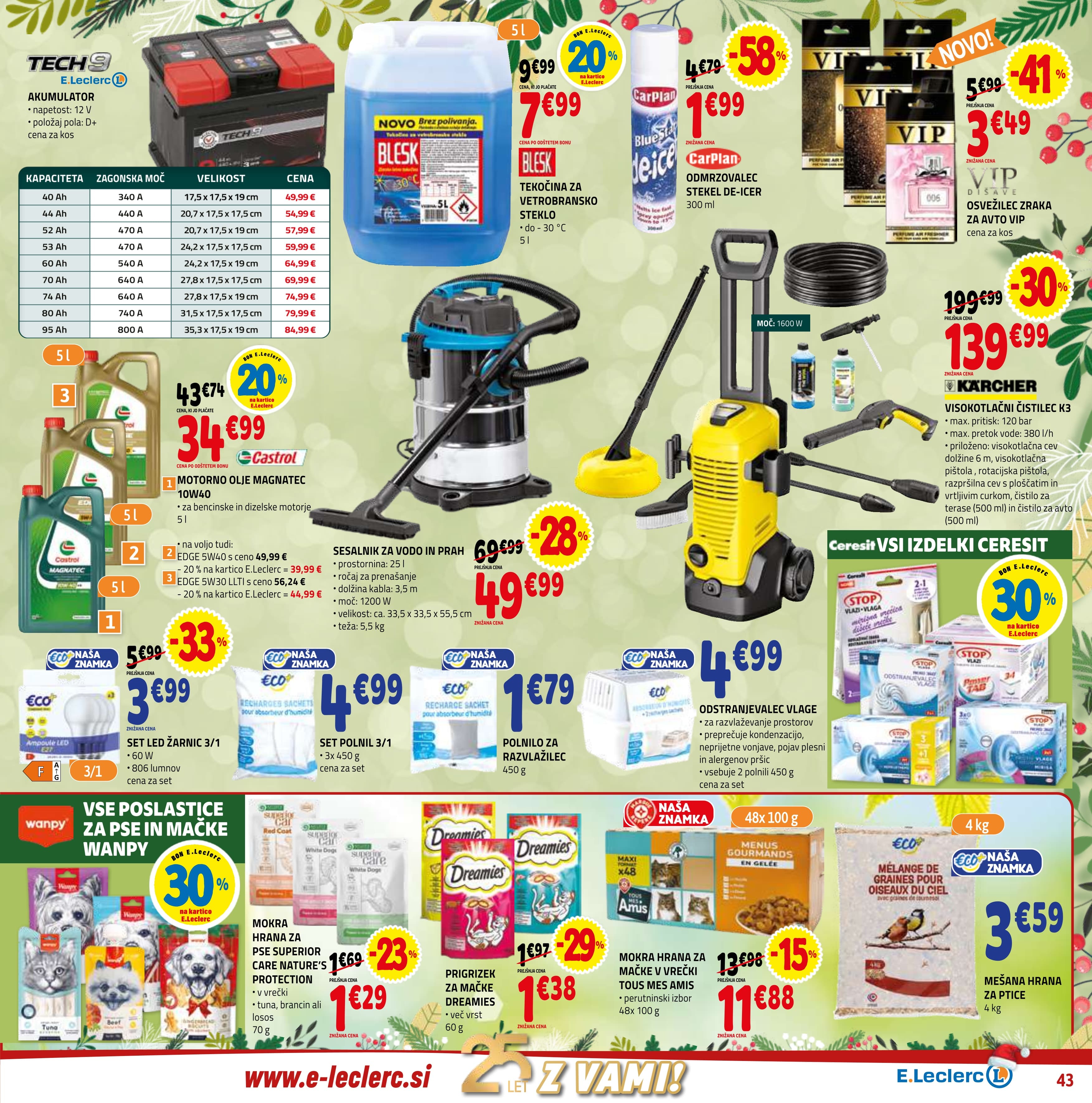 Stran 43. E.Leclerc kataloga - Akcije od 17.12. do 31.12.2025.