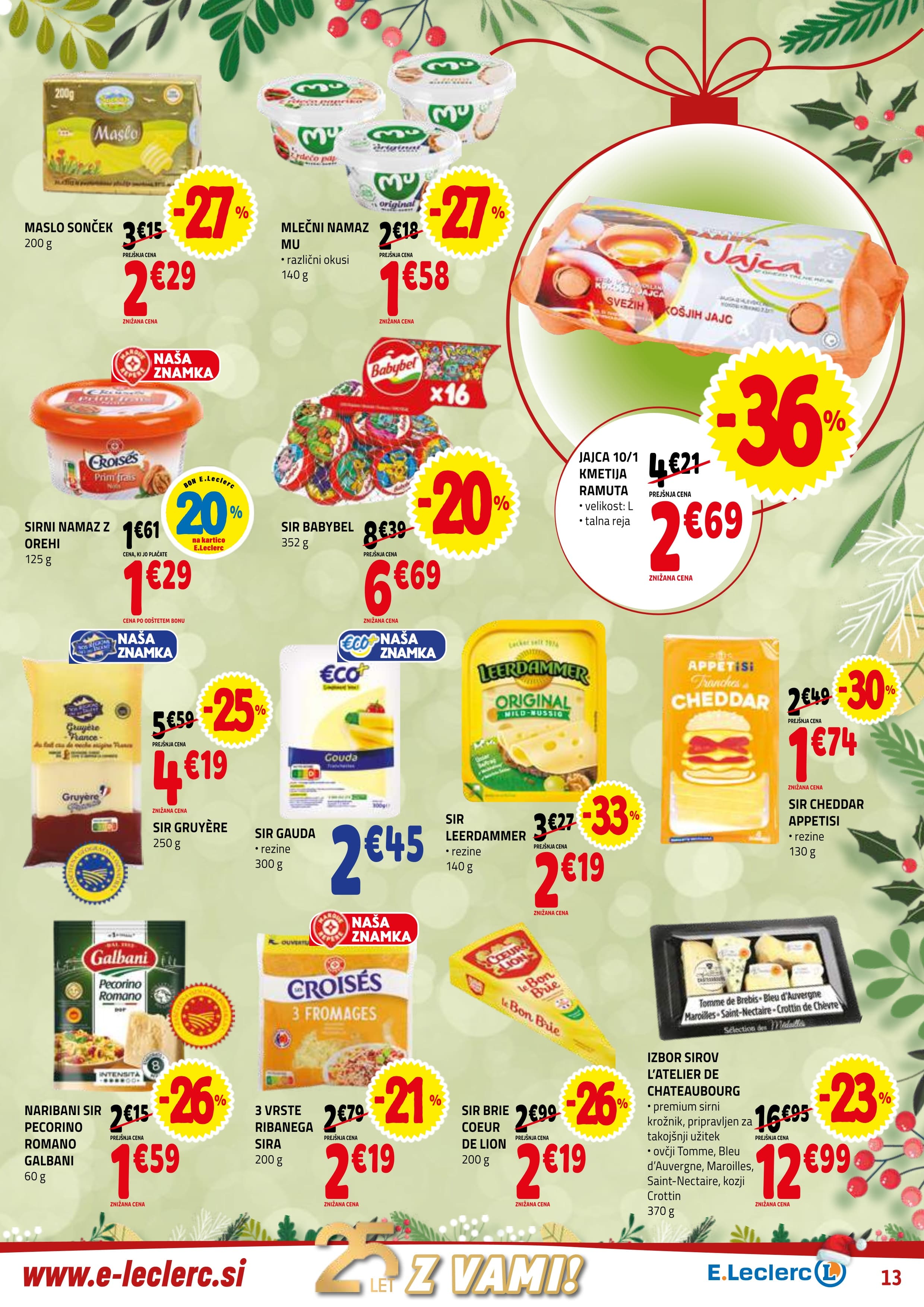 Stran 13. E.Leclerc kataloga - Akcije od 27.12. do 10.01.2026.