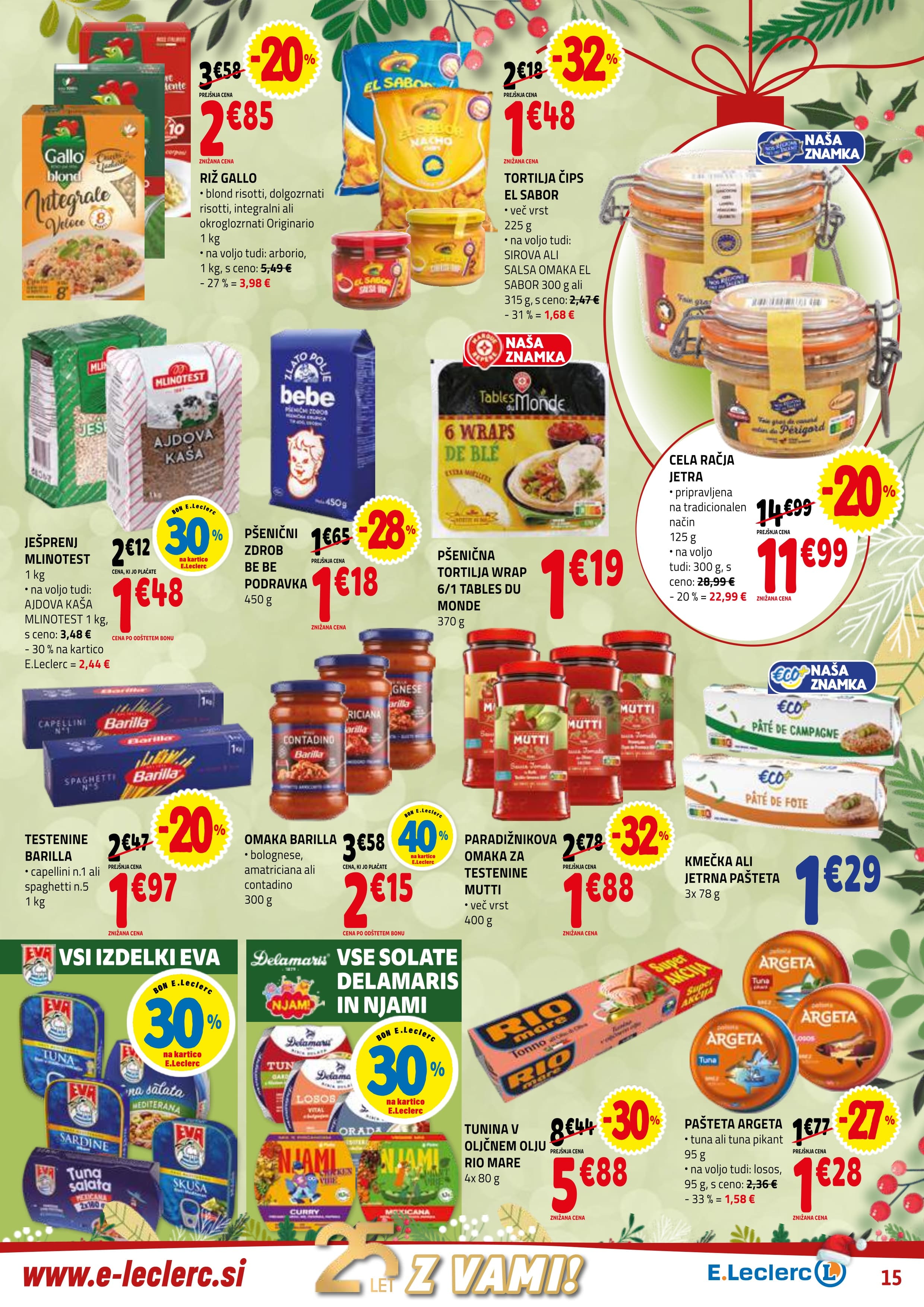 Stran 15. E.Leclerc kataloga - Akcije od 27.12. do 10.01.2026.