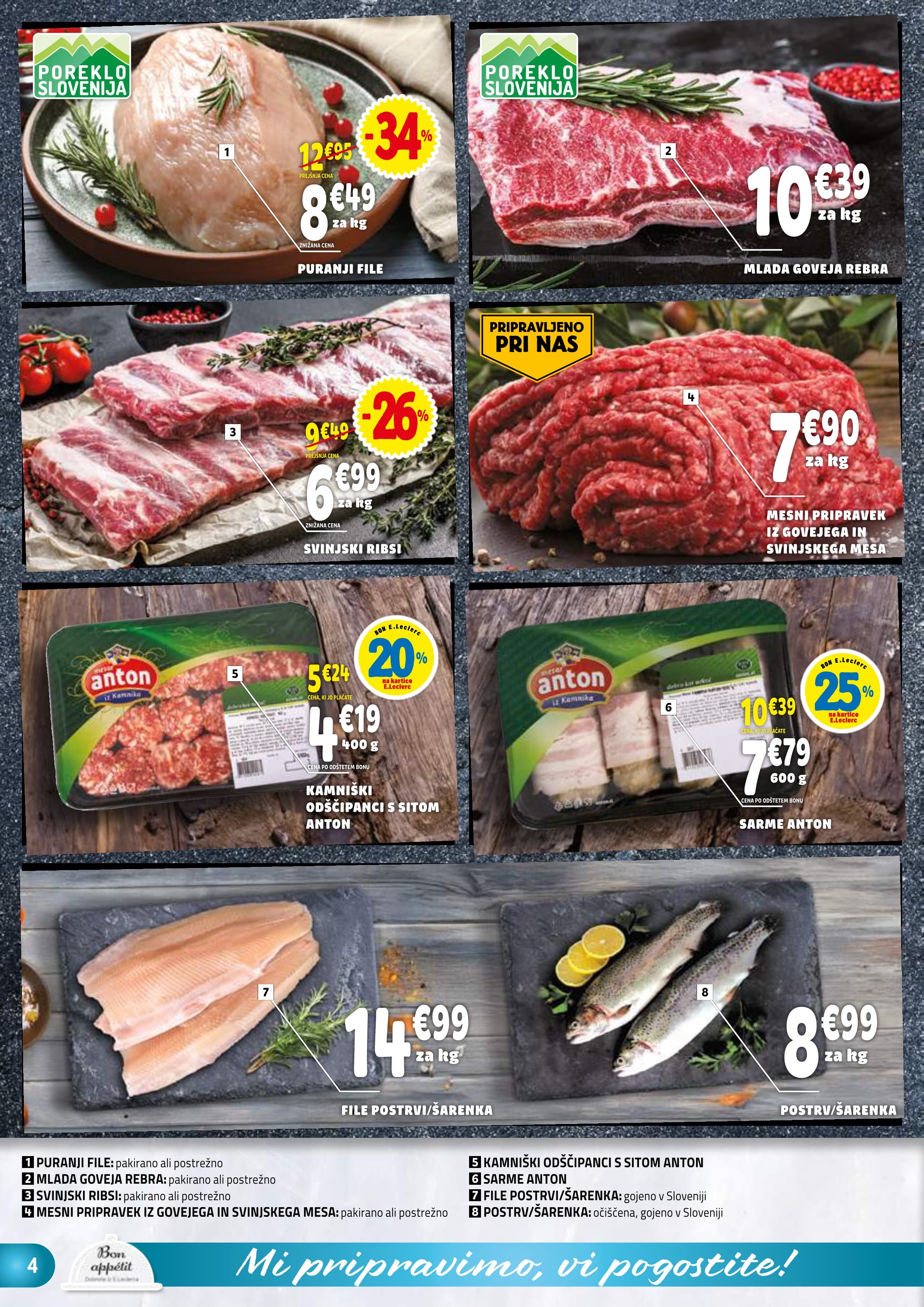 Stran 4. E.Leclerc kataloga - Akcije od 27.12. do 10.01.2026.