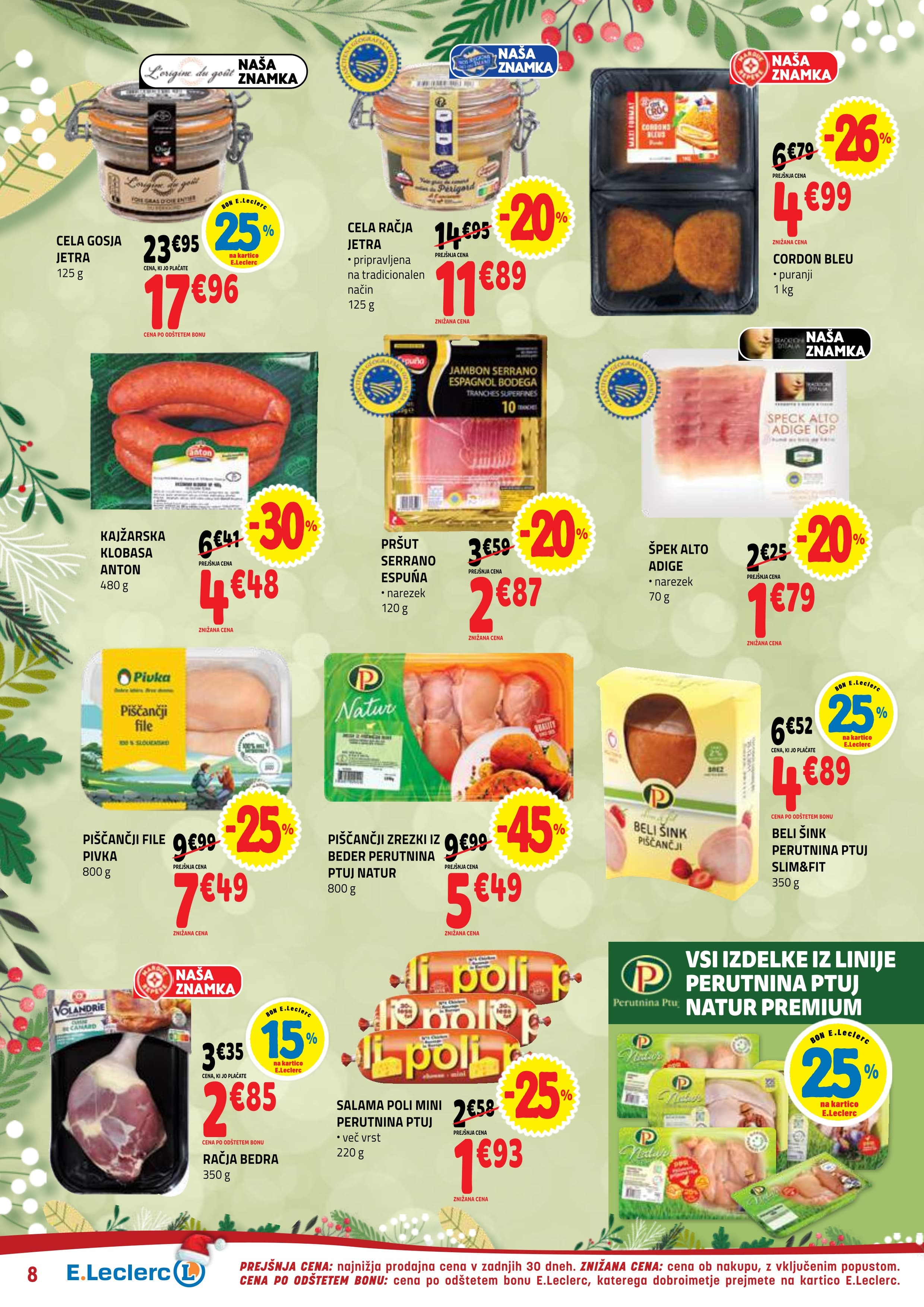 Stran 8. E.Leclerc kataloga - Akcije od 27.12. do 10.01.2026.