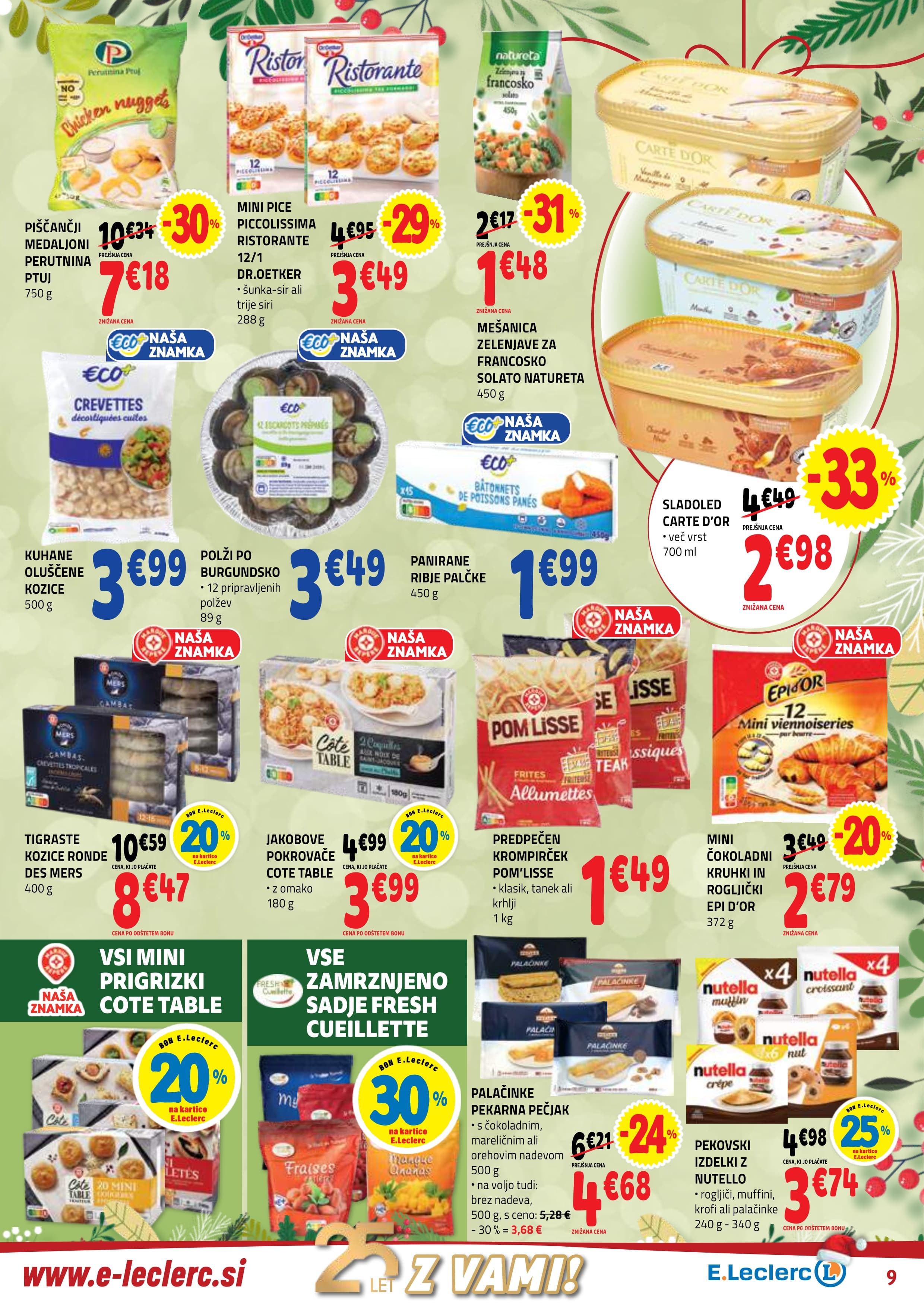 Stran 9. E.Leclerc kataloga - Akcije od 27.12. do 10.01.2026.