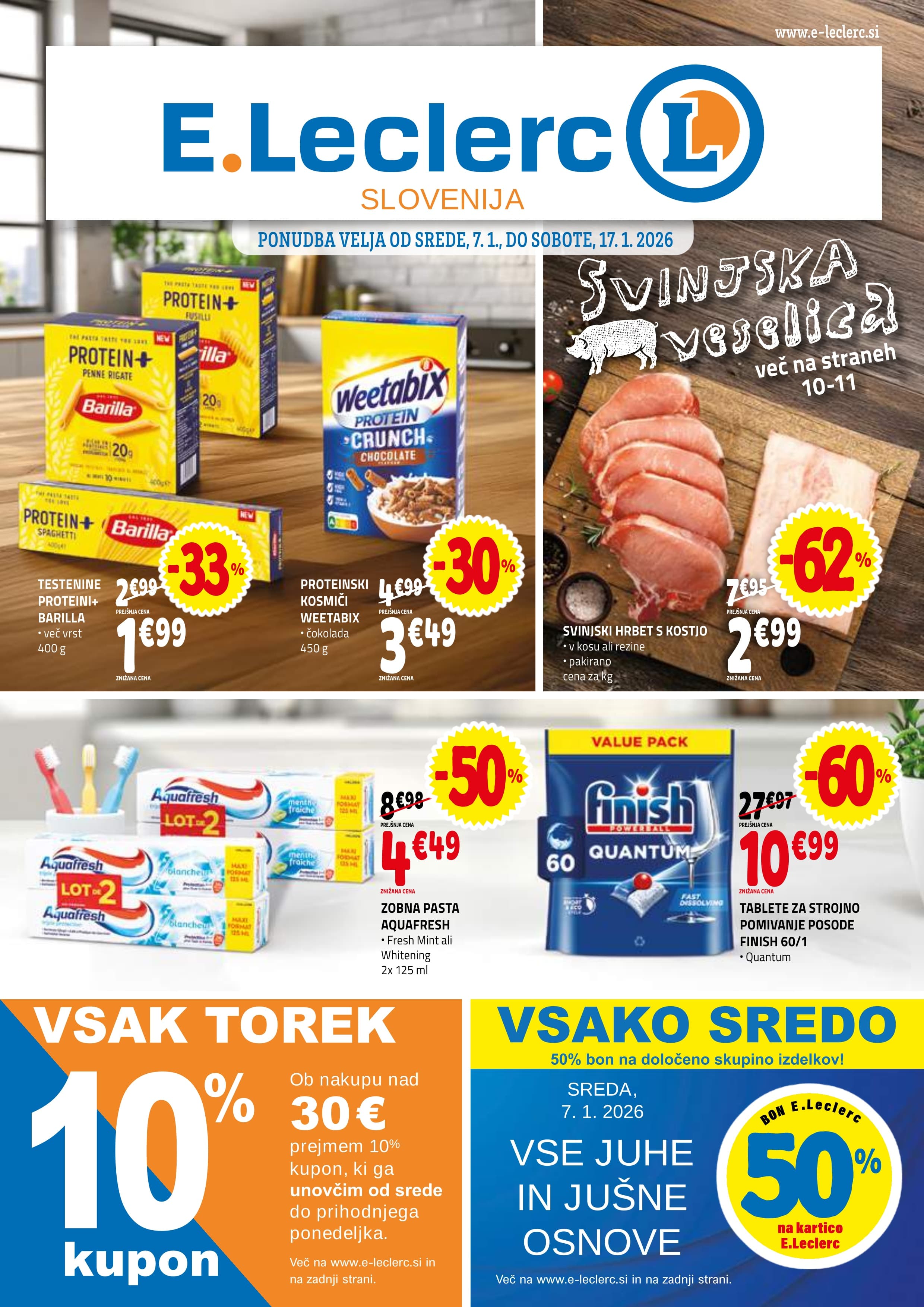 Stran 1. E.Leclerc kataloga - Akcijska ponudba