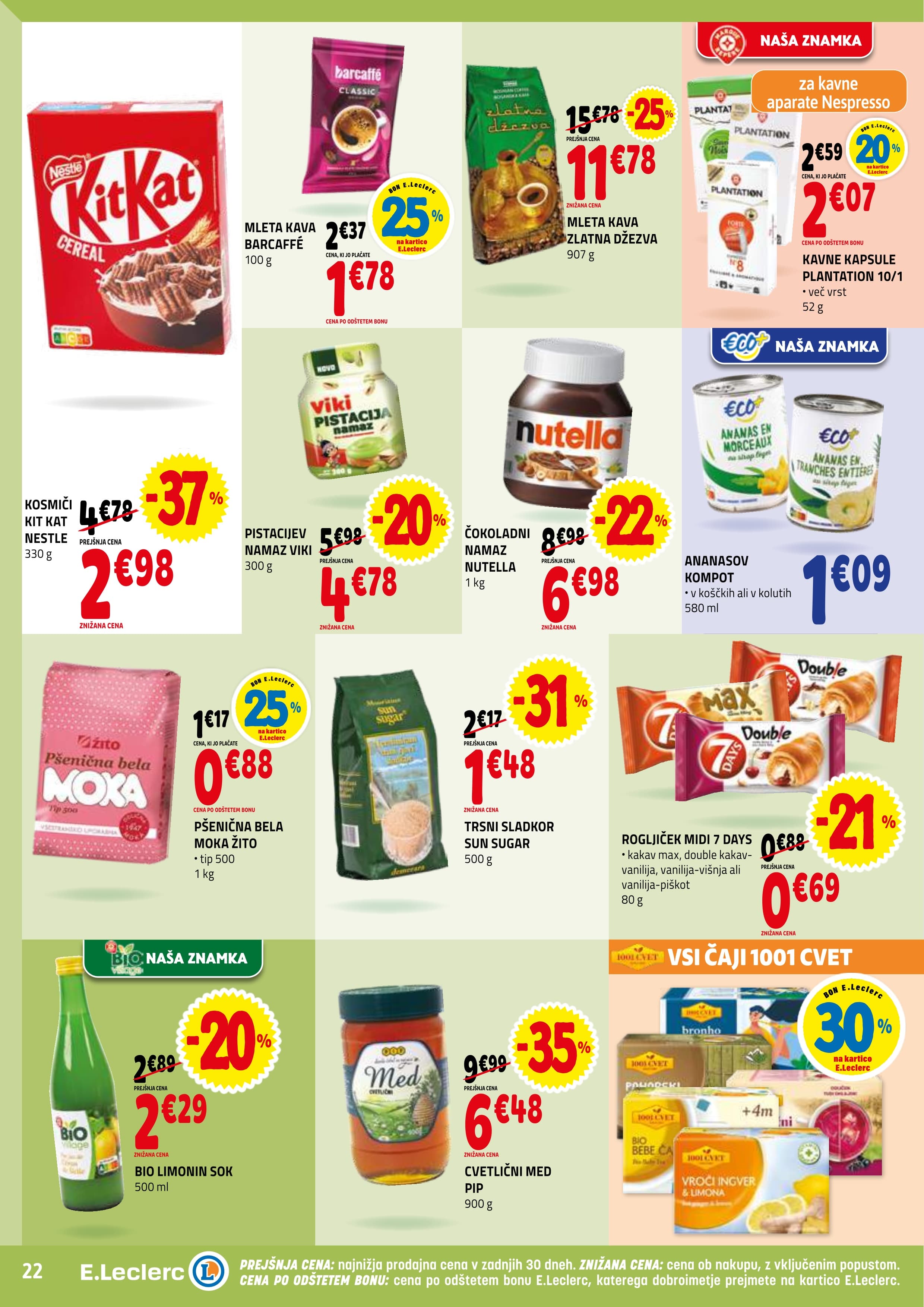 Stran 22. E.Leclerc kataloga - Akcijska ponudba