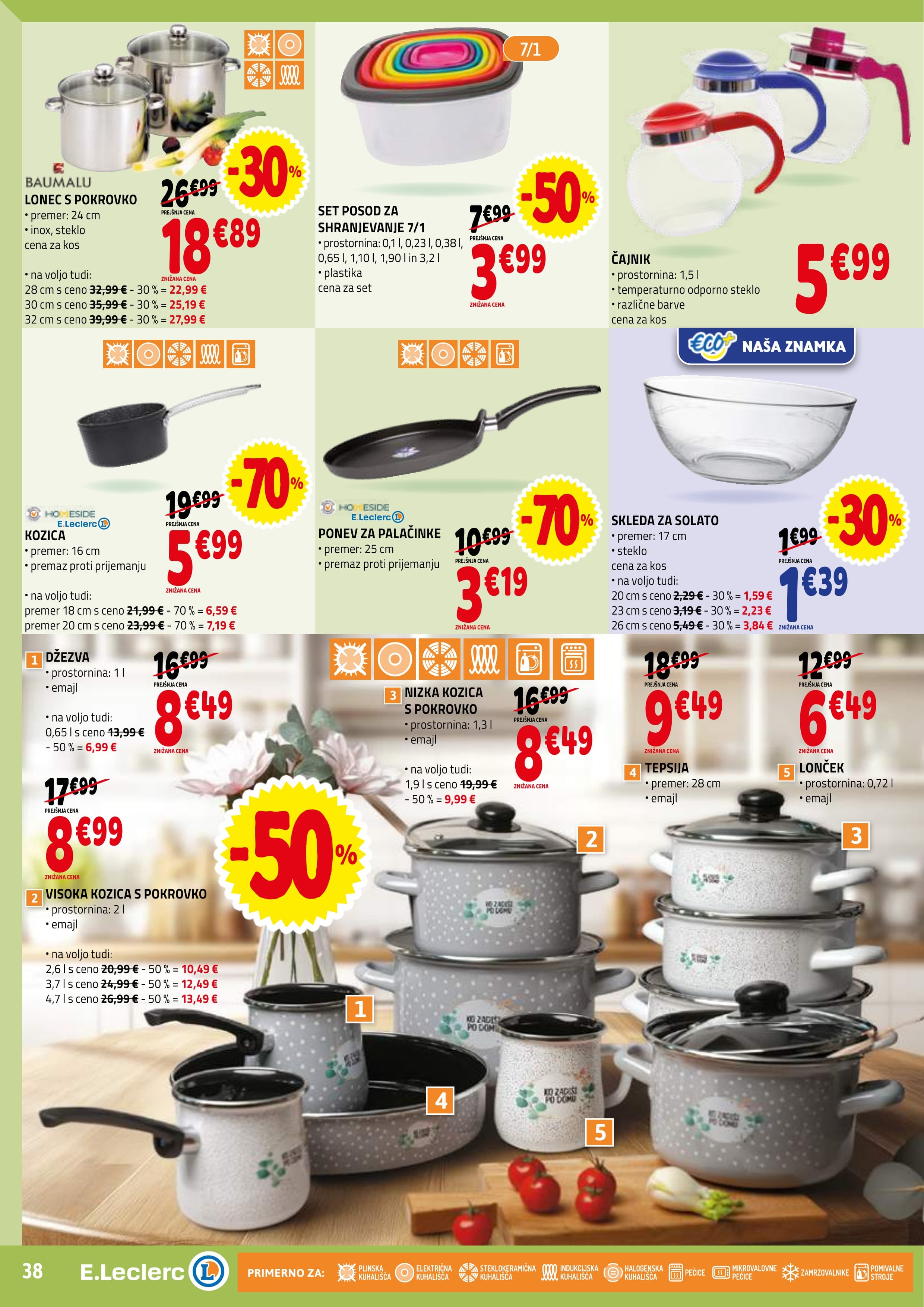 Stran 38. E.Leclerc kataloga - Akcijska ponudba