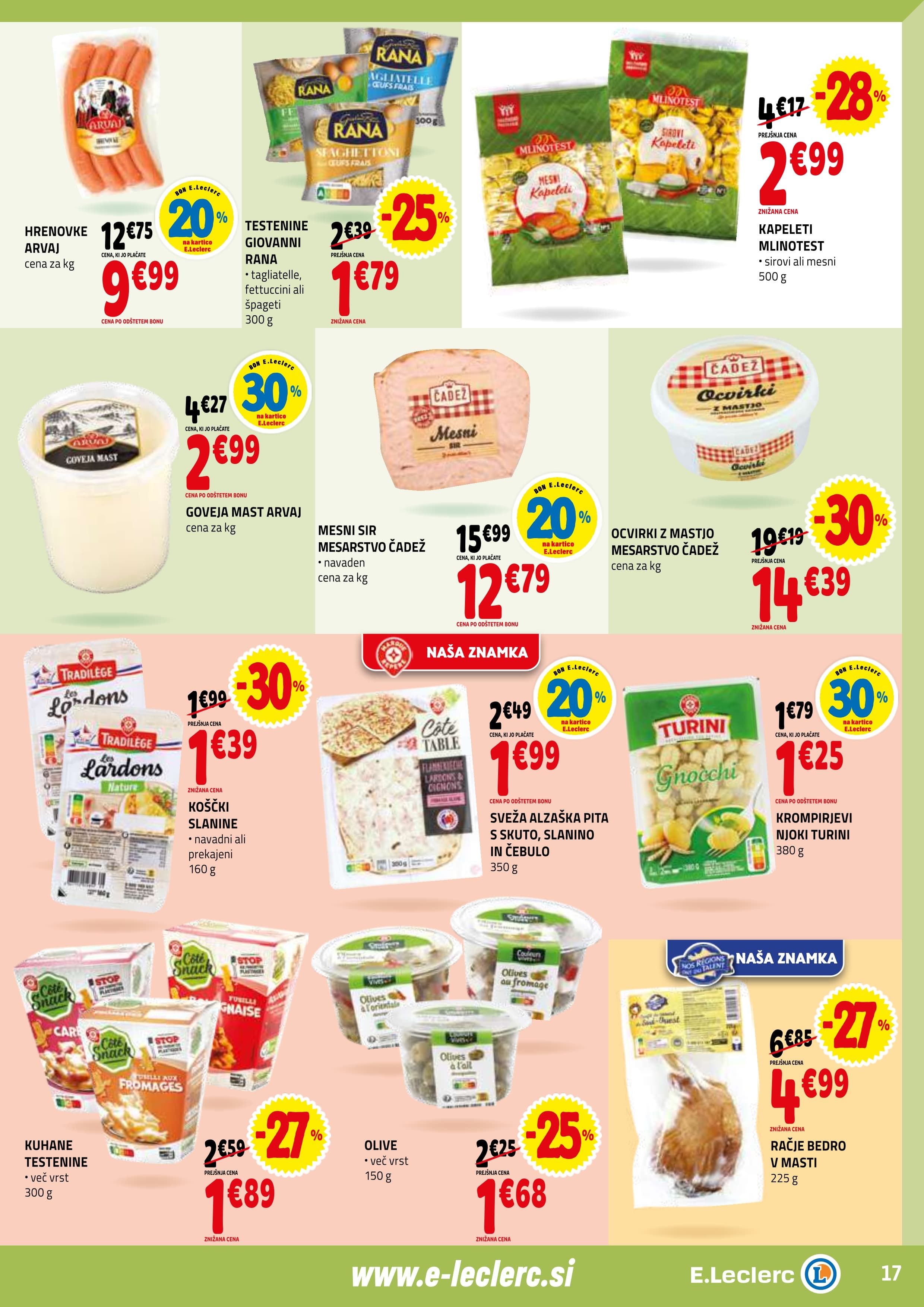 Stran 17. E.Leclerc kataloga - Akcija