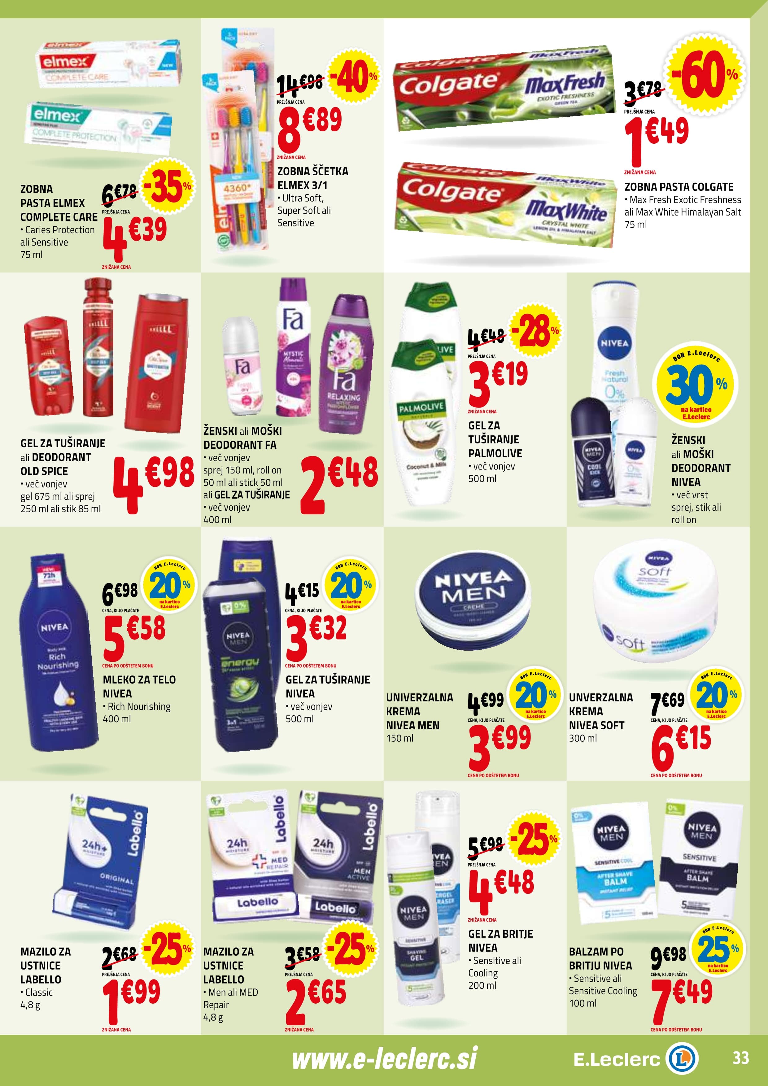 Stran 33. E.Leclerc kataloga - Akcijska ponudba