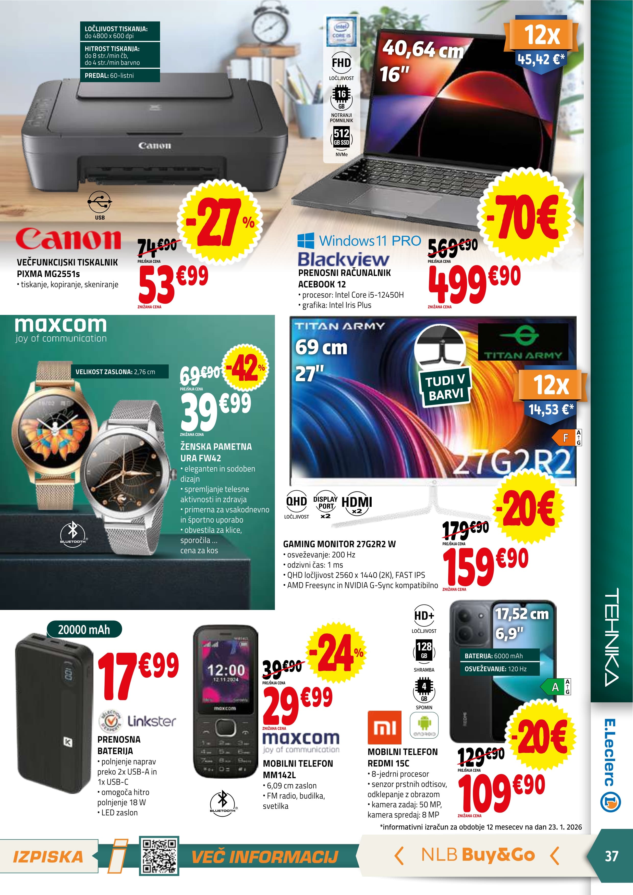 Stran 37. E.Leclerc kataloga - Akcijska ponudba