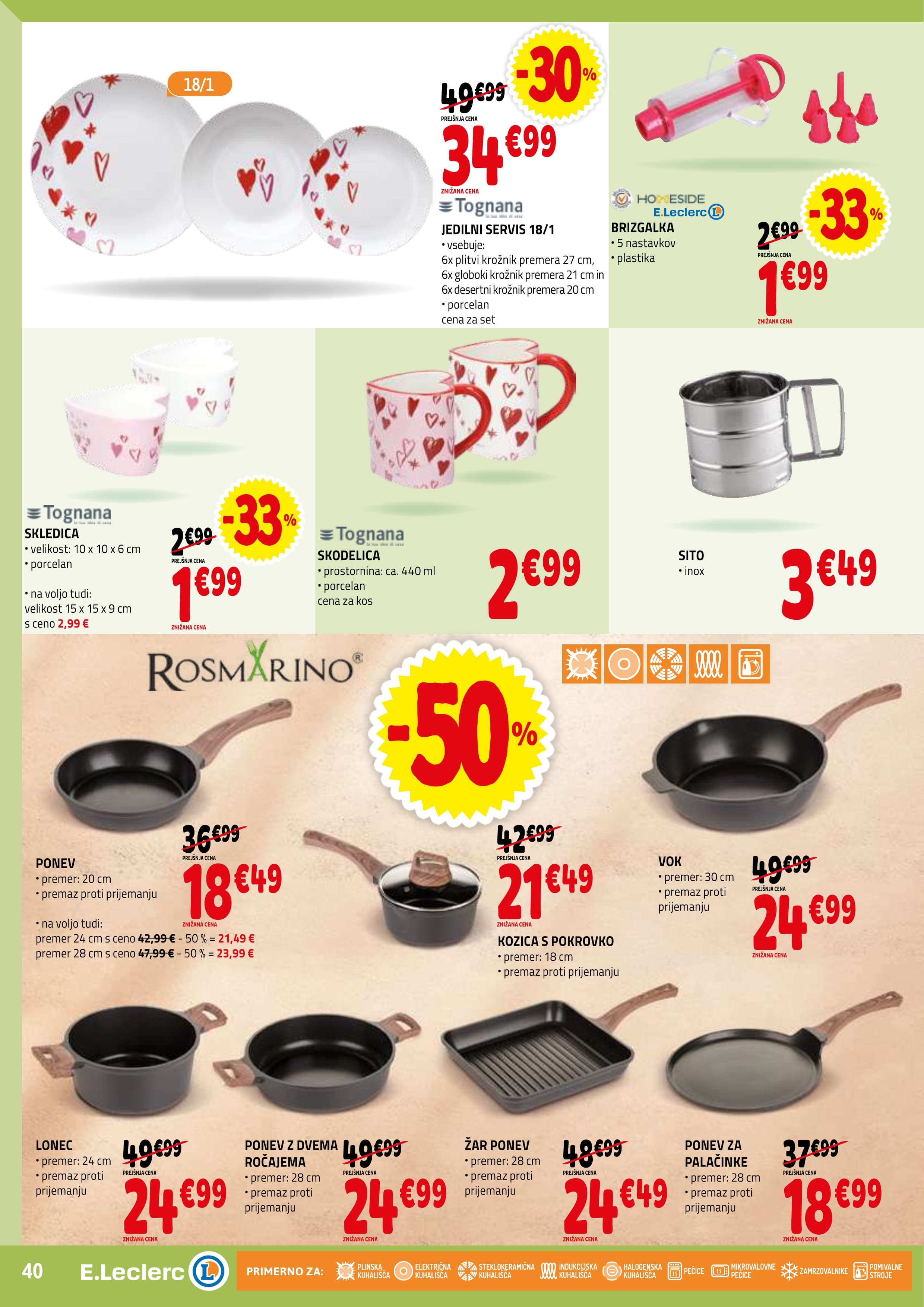 Stran 40. E.Leclerc kataloga - Akcijska ponudba