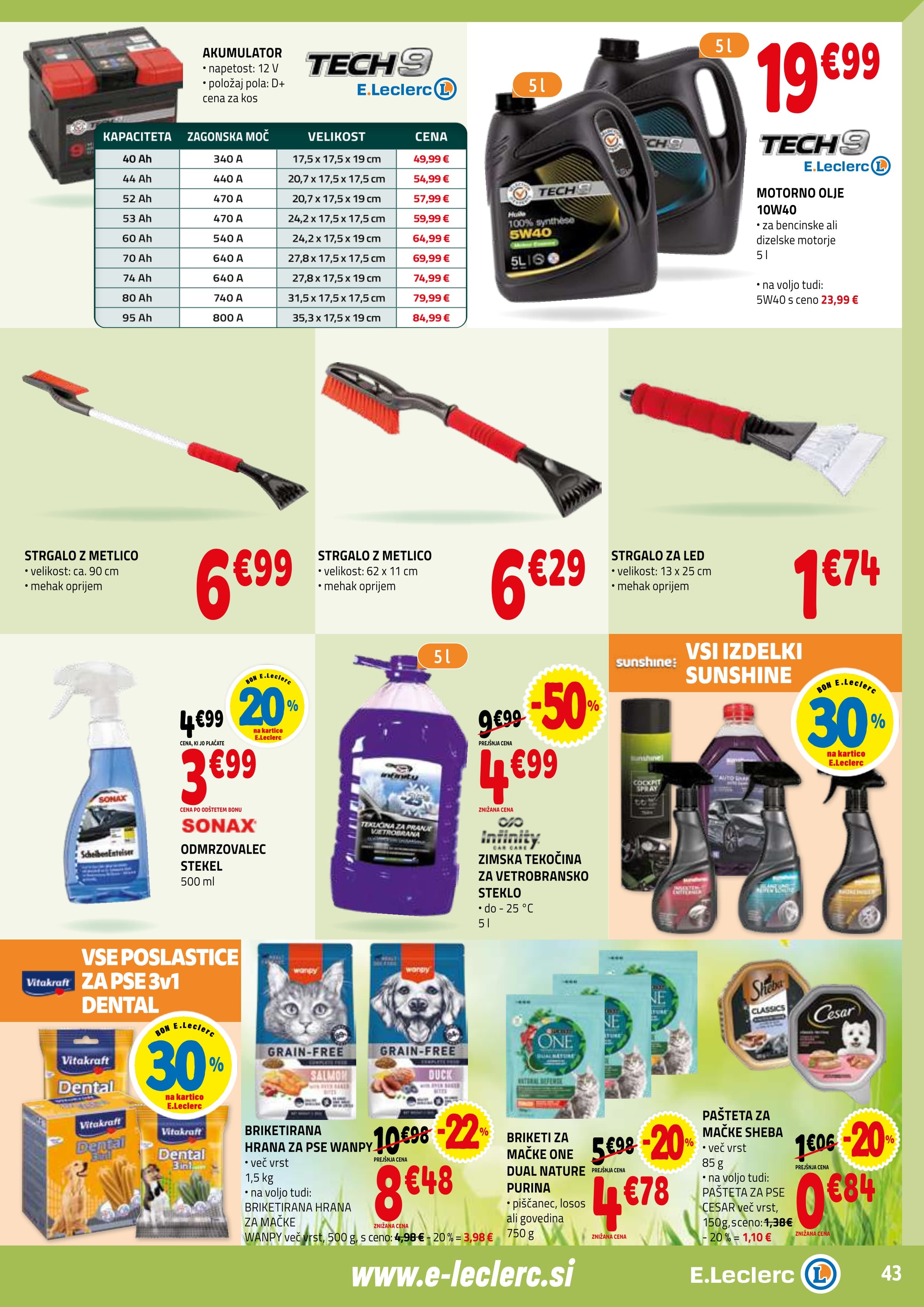Stran 43. E.Leclerc kataloga - Akcijska ponudba