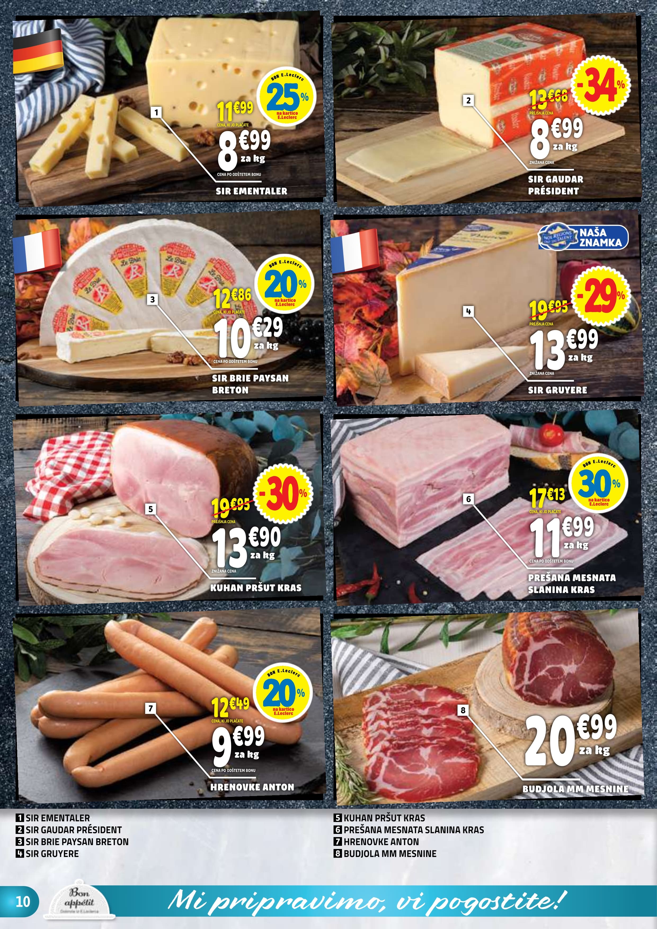 Stran 10. E.Leclerc kataloga - Akcijska Ponudba od Srede